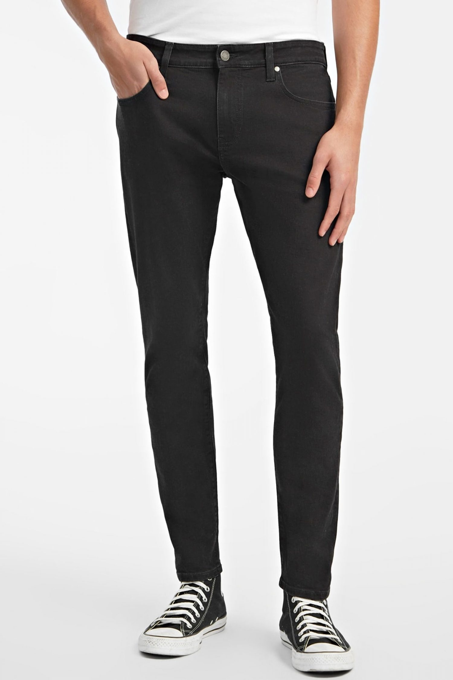 GUESS JEANS ΠΑΝΤΕΛΟΝΙ JEANS G12 SKINNY FIT ΜΑΥΡΟ