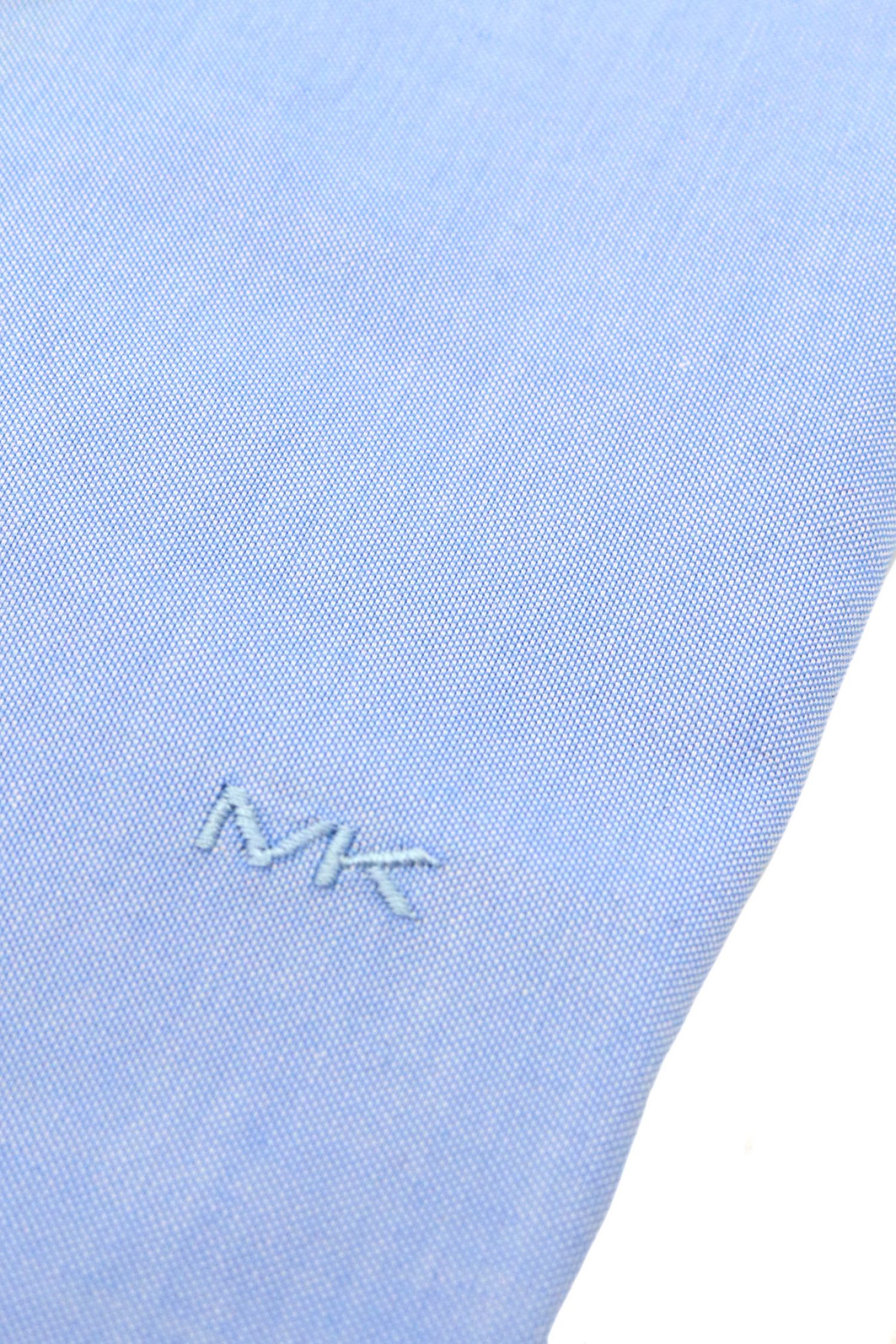 MICHAEL KORS ΠΟΥΚΑΜΙΣΟ SLIM FIT PINPOINT STRETCH ΣΙΕΛ φωτογραφία