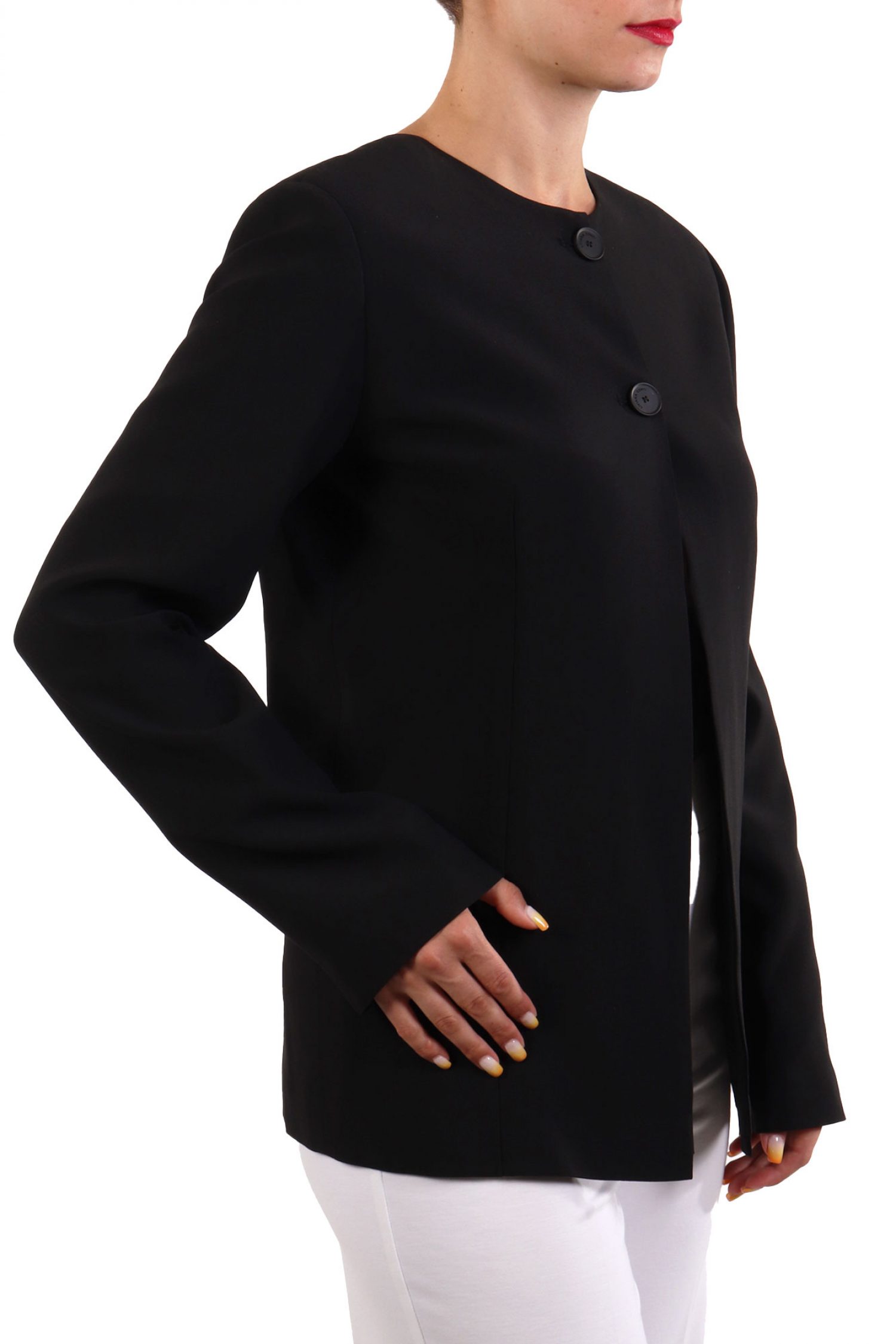 LIVIANA CONTI ΜΠΛΟΥΖΑ ΛΑΙΜΟΚΟΨΗ ΜΑΥΡΟ