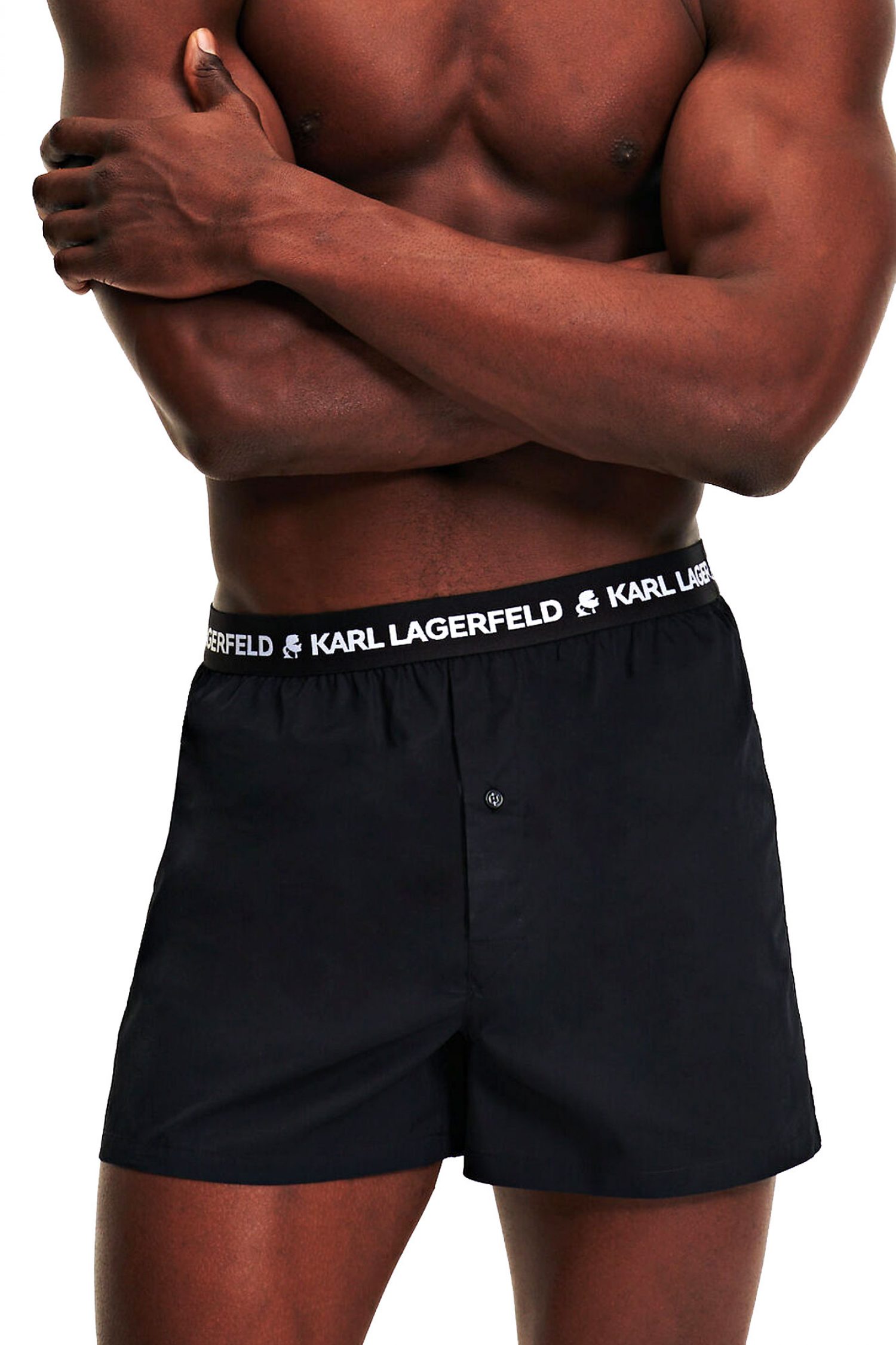 KARL LAGERFELD ΕΣΩΡΟΥΧΑ 3PACK TRUNK LOGO ΜΑΥΡΟ