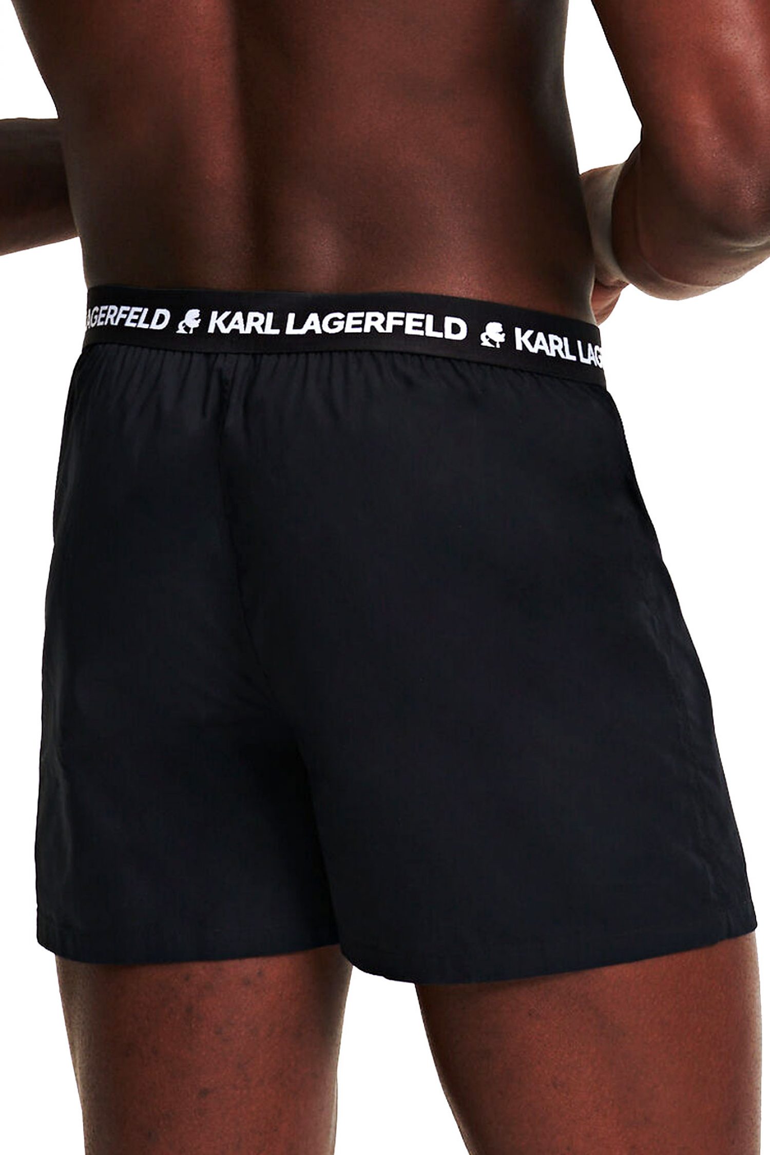 KARL LAGERFELD ΕΣΩΡΟΥΧΑ 3PACK TRUNK LOGO ΜΑΥΡΟ