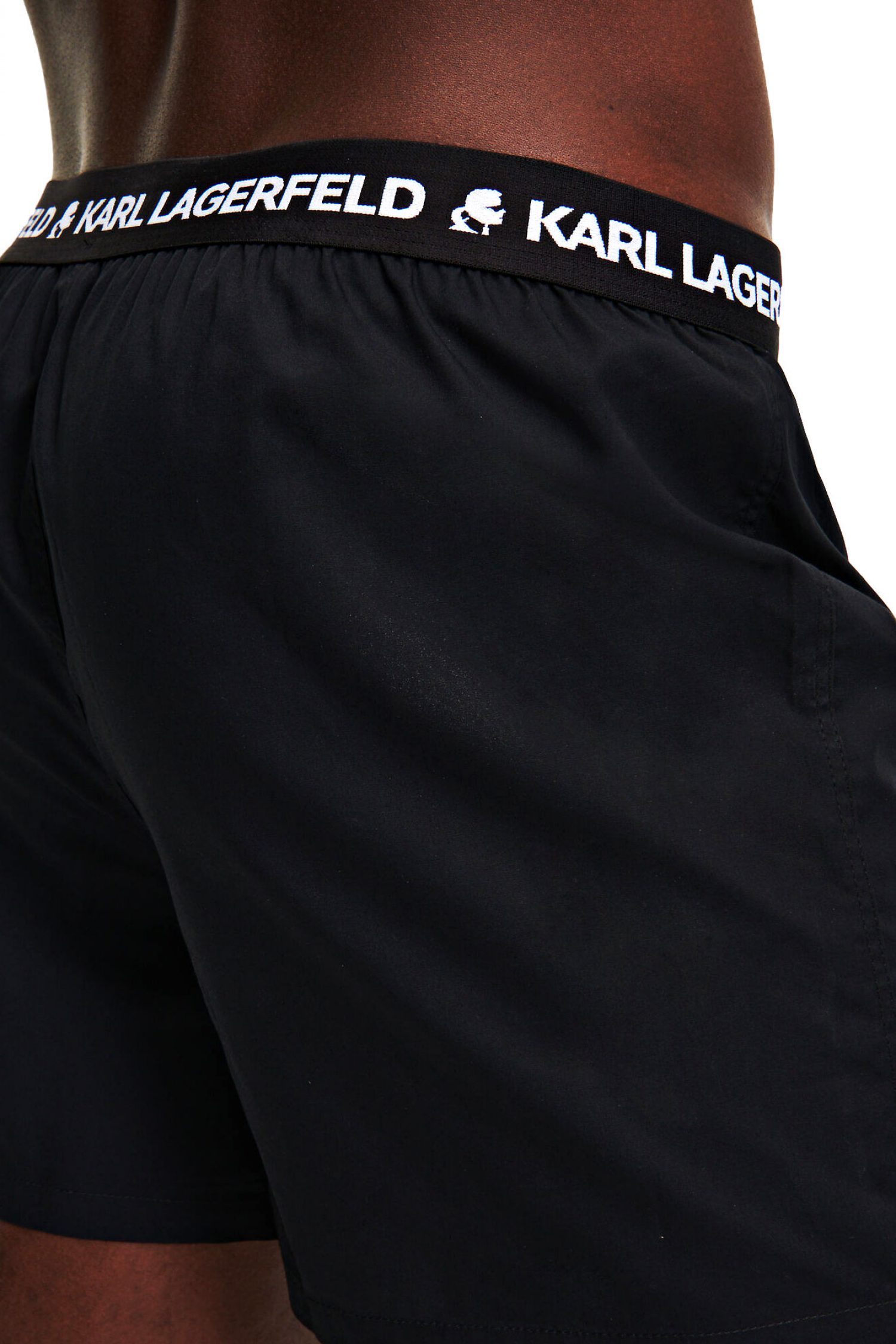 KARL LAGERFELD ΕΣΩΡΟΥΧΑ 3PACK TRUNK LOGO ΜΑΥΡΟ φωτογραφία