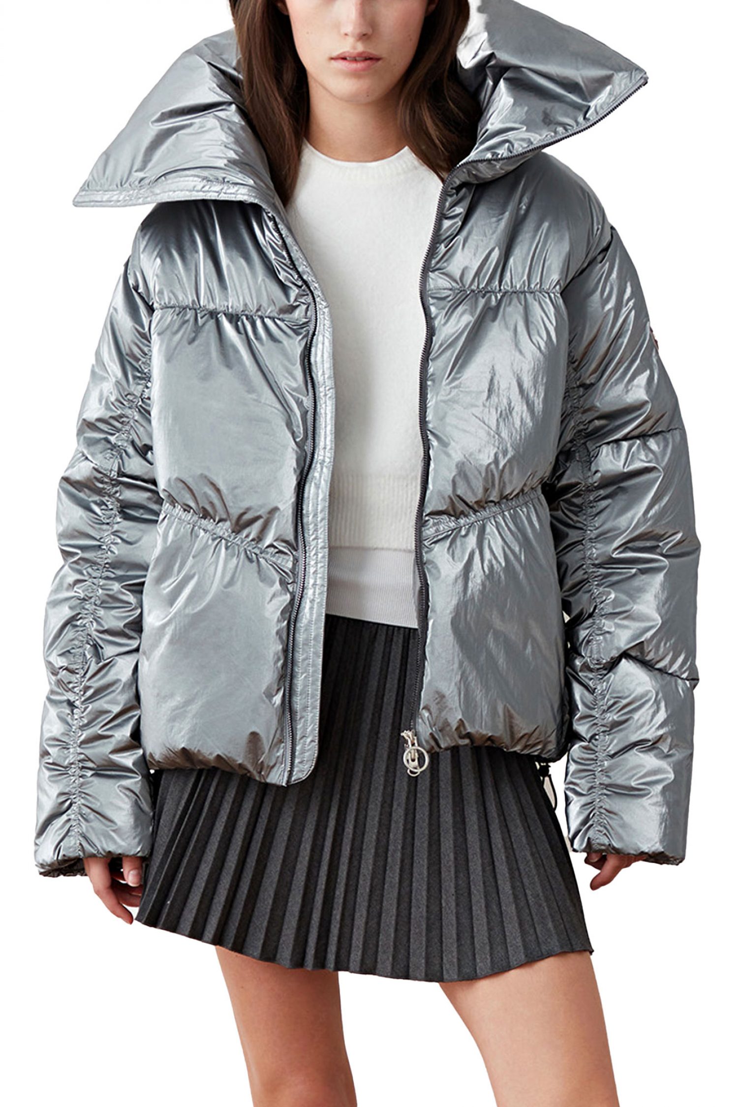 COLMAR ΜΠΟΥΦΑΝ DOWN JACKET ΦΟΥΣΚΩΤΟ ΑΣΗΜΙ ΜΕΤΑΛΛΙΖΕ