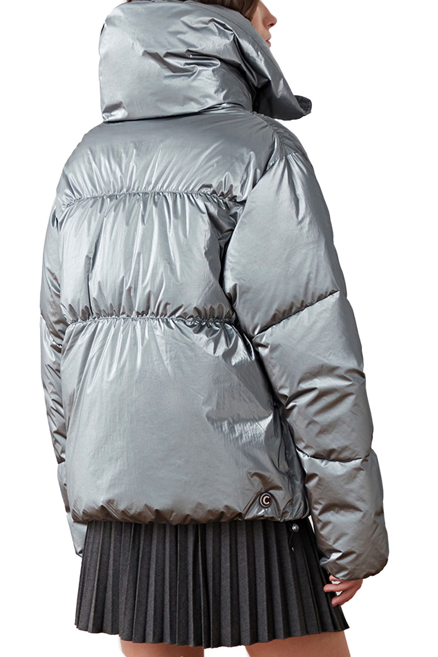 COLMAR ΜΠΟΥΦΑΝ DOWN JACKET ΦΟΥΣΚΩΤΟ ΑΣΗΜΙ ΜΕΤΑΛΛΙΖΕ