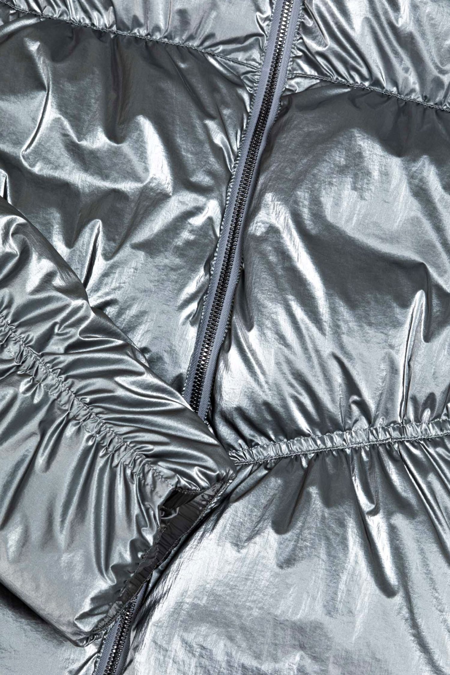 COLMAR ΜΠΟΥΦΑΝ DOWN JACKET ΦΟΥΣΚΩΤΟ ΑΣΗΜΙ ΜΕΤΑΛΛΙΖΕ φωτογραφία