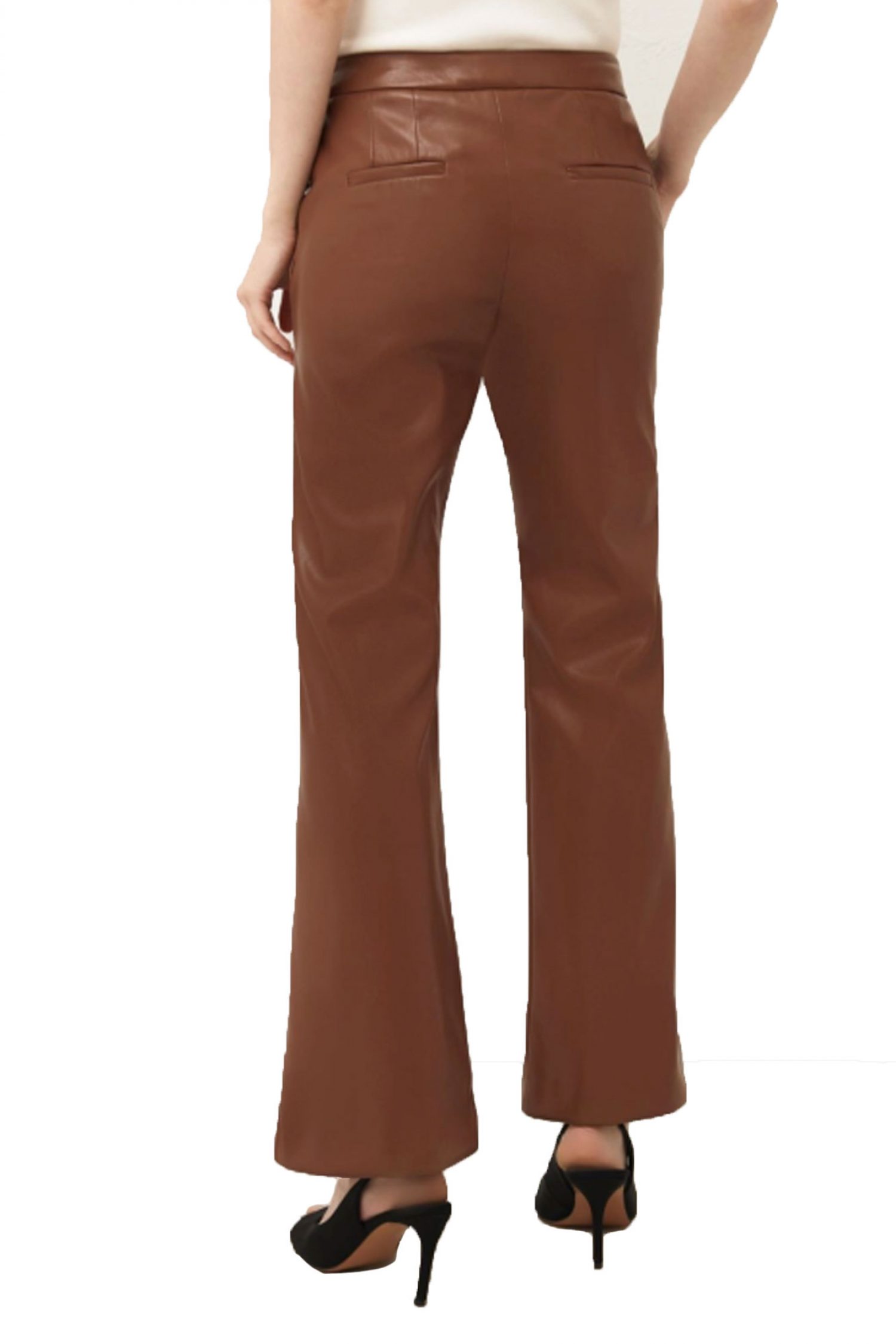 MARELLA 1 ΠΑΝΤΕΛΟΝΑ FOGLIA FAUX LEATHER ΤΑΜΠΑ