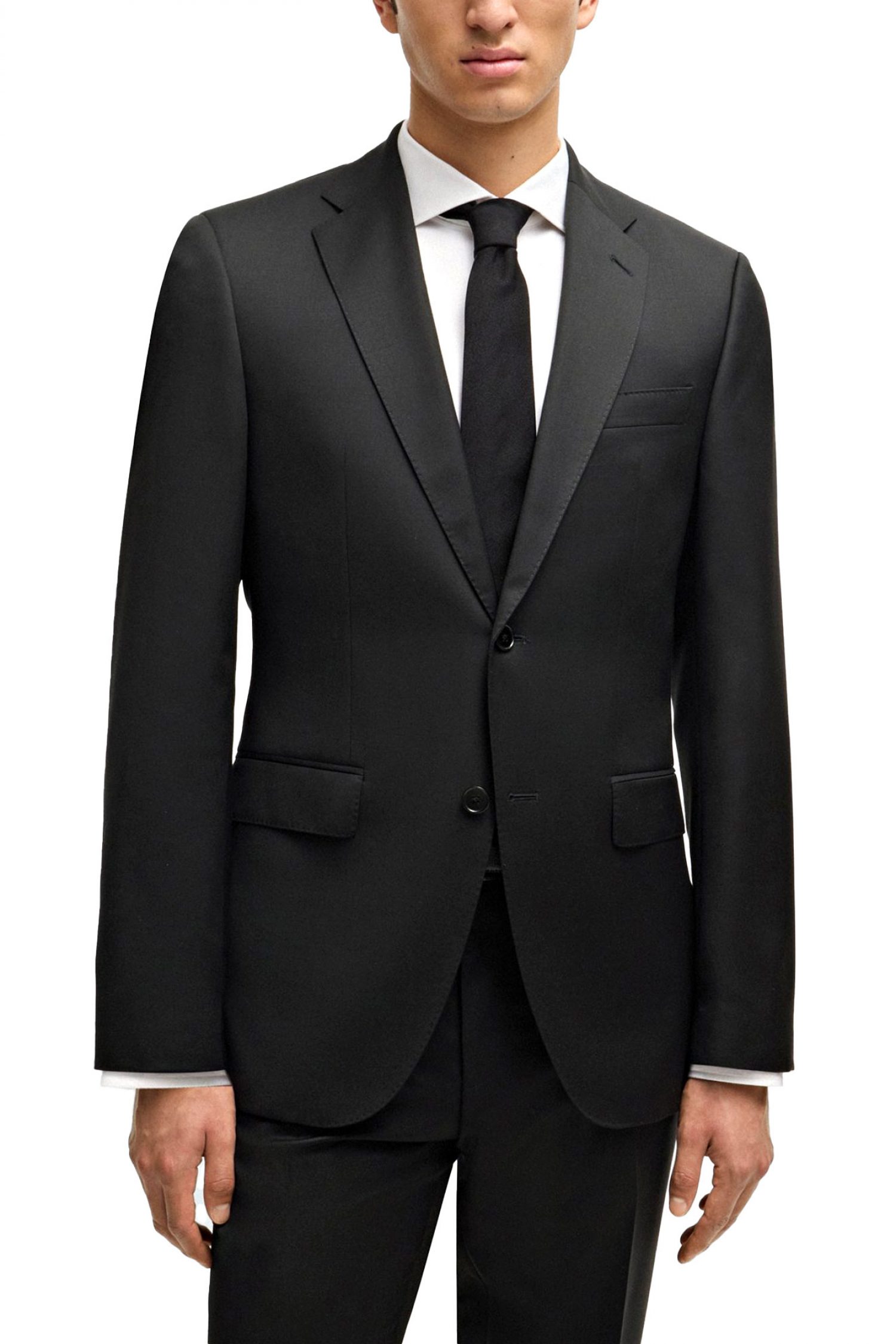 BOSS ΣΑΚΑΚΙ ΚΟΣΤΟΥΜΙΟΥ REGULAR FIT H-JECKSON-B1 ΜΑΥΡΟ φωτογραφία