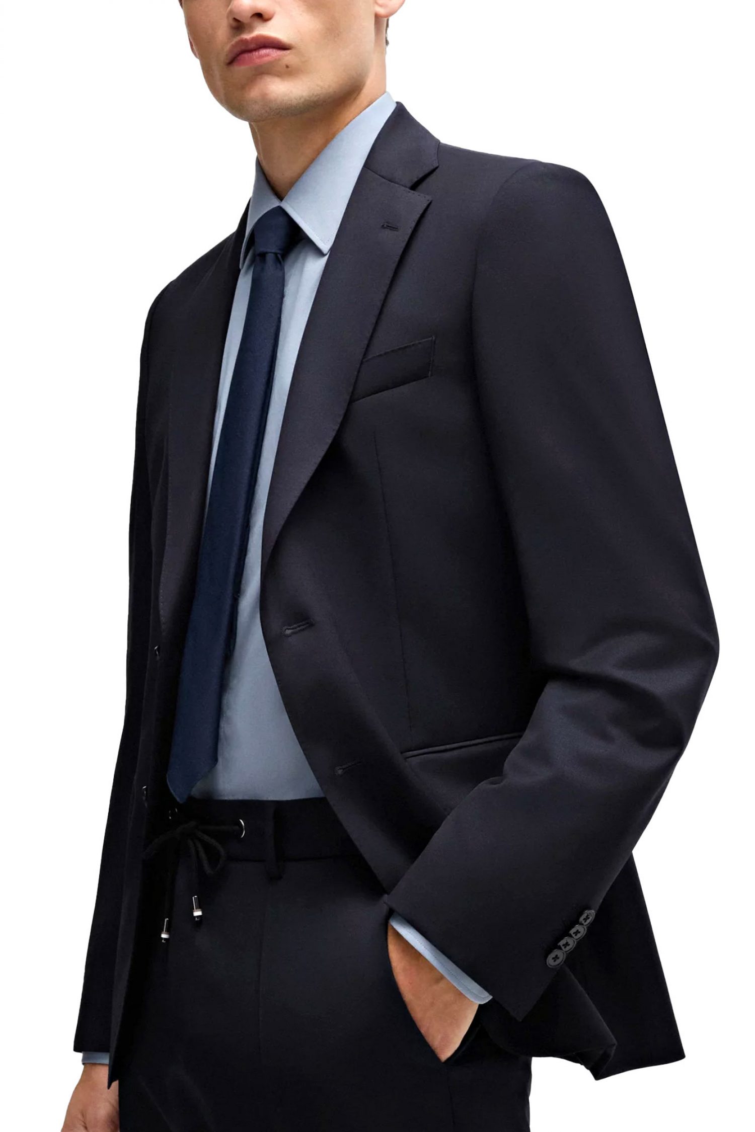 BOSS ΣΑΚΑΚΙ ΚΟΣΤΟΥΜΙΟΥ REGULAR FIT H-JECKSON-B1 ΜΠΛΕ φωτογραφία