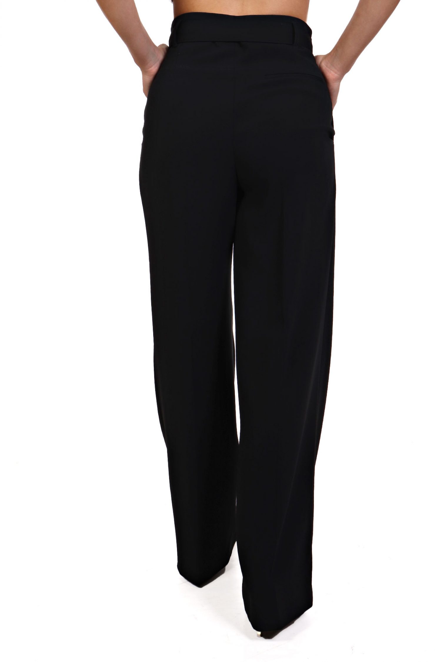 BOSS ΠΑΝΤΕΛΟΝΑ TAPIANA ΙΣΙΑ ΖΩΝΗ ΥΦΑΣΜΑΤΙΝΗ ΜΑΥΡΟ φωτογραφία