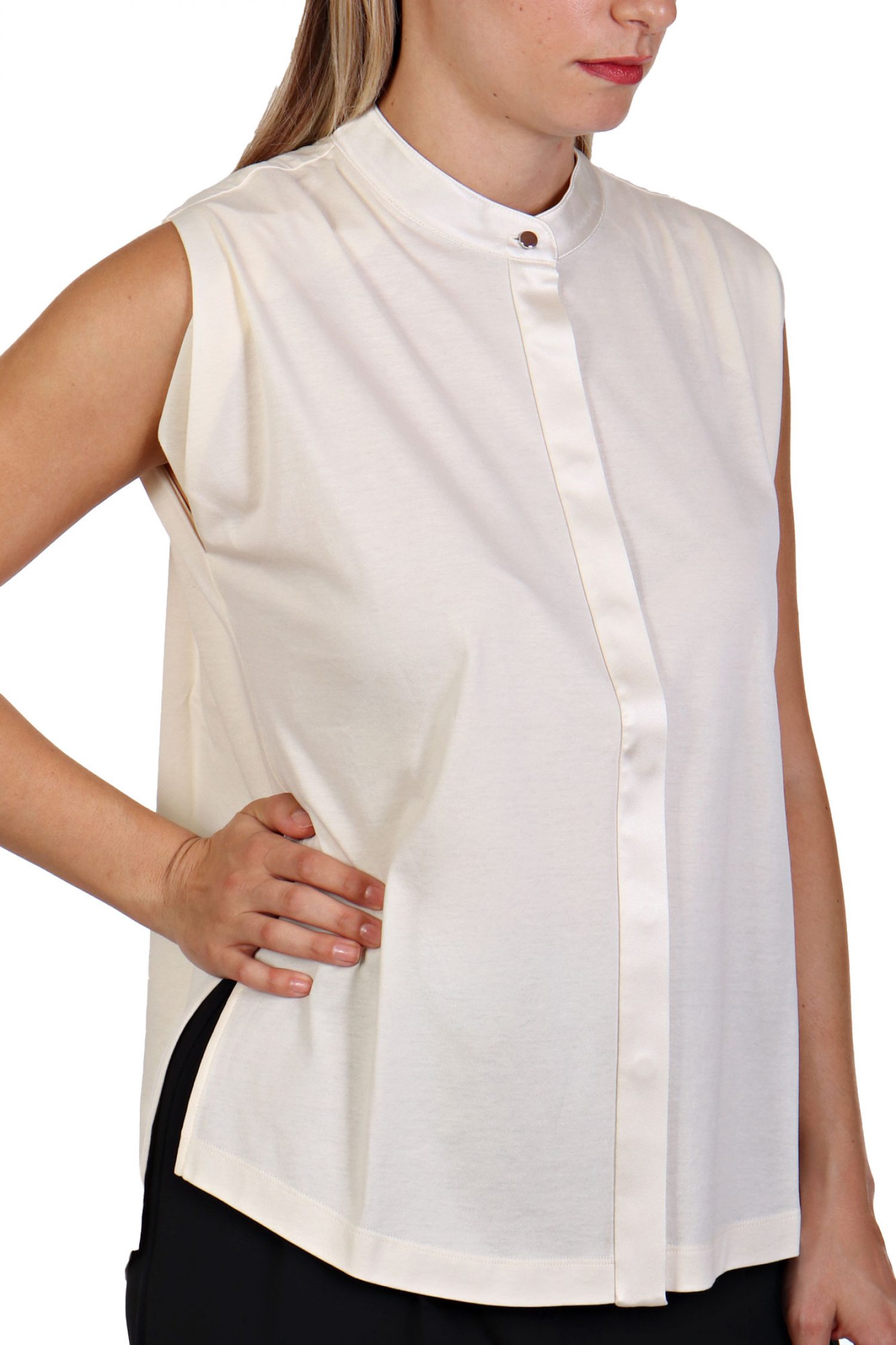 BOSS ΠΟΥΚΑΜΙΣΟ ΜΑΟ EJICA ΥΠΟΛΕΥΚΟ φωτογραφία