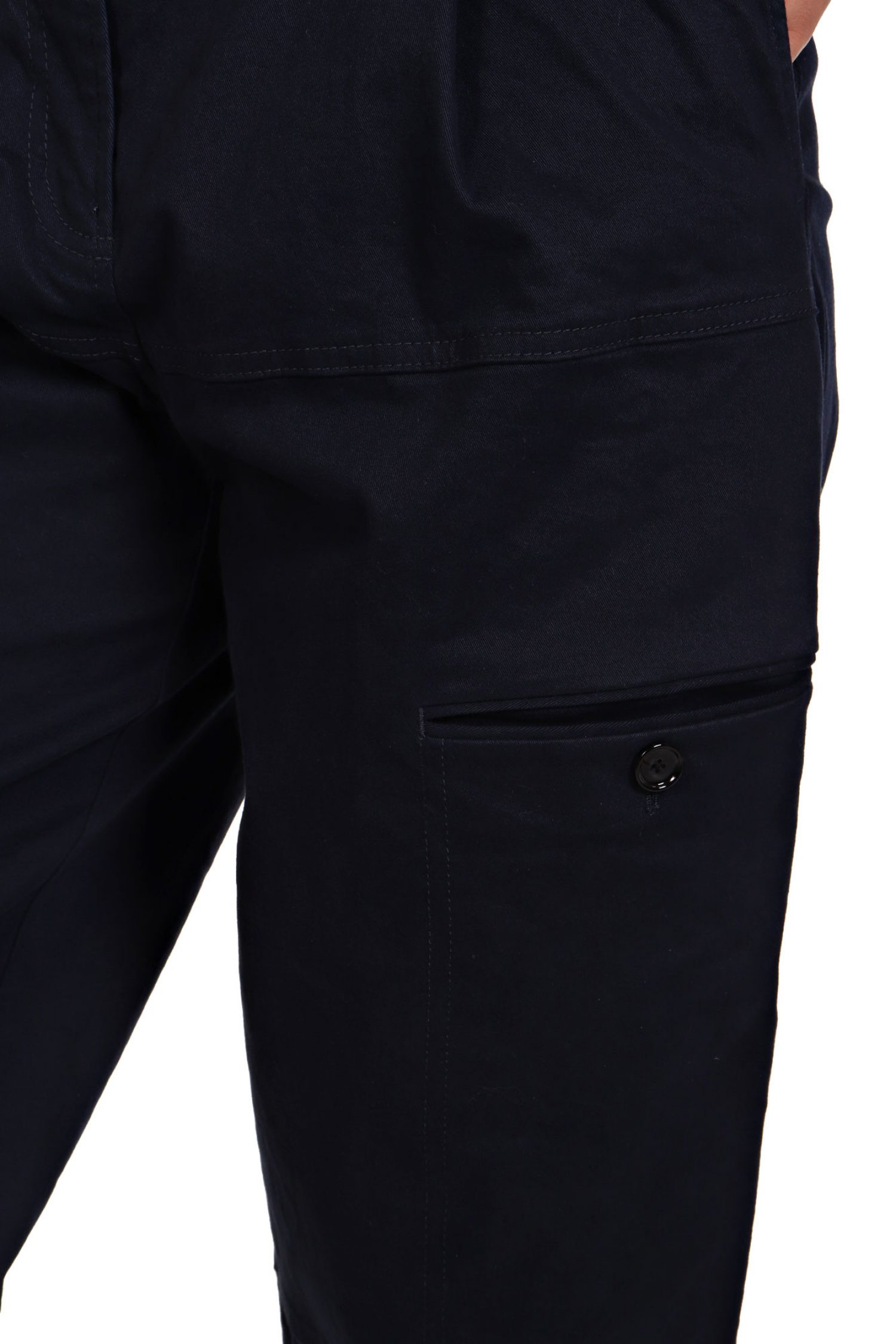 BOSS ΠΑΝΤΕΛΟΝΙ TAKANE-W BALLOON ΠΙΕΤΕΣ ΖΩΝΗ ΥΦΑΣΜΑΤΙΝΟ ΜΠΛΕ φωτογραφία