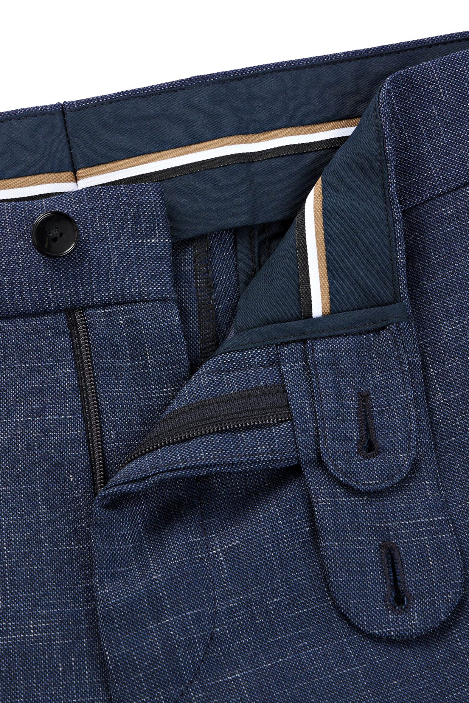 BOSS ΠΑΝΤΕΛΟΝΙ CHINO ΜΙΚΡΟΣΧΕΔΙΟ SLIM FIT H-GENIUS-243 ΜΠΛΕ φωτογραφία