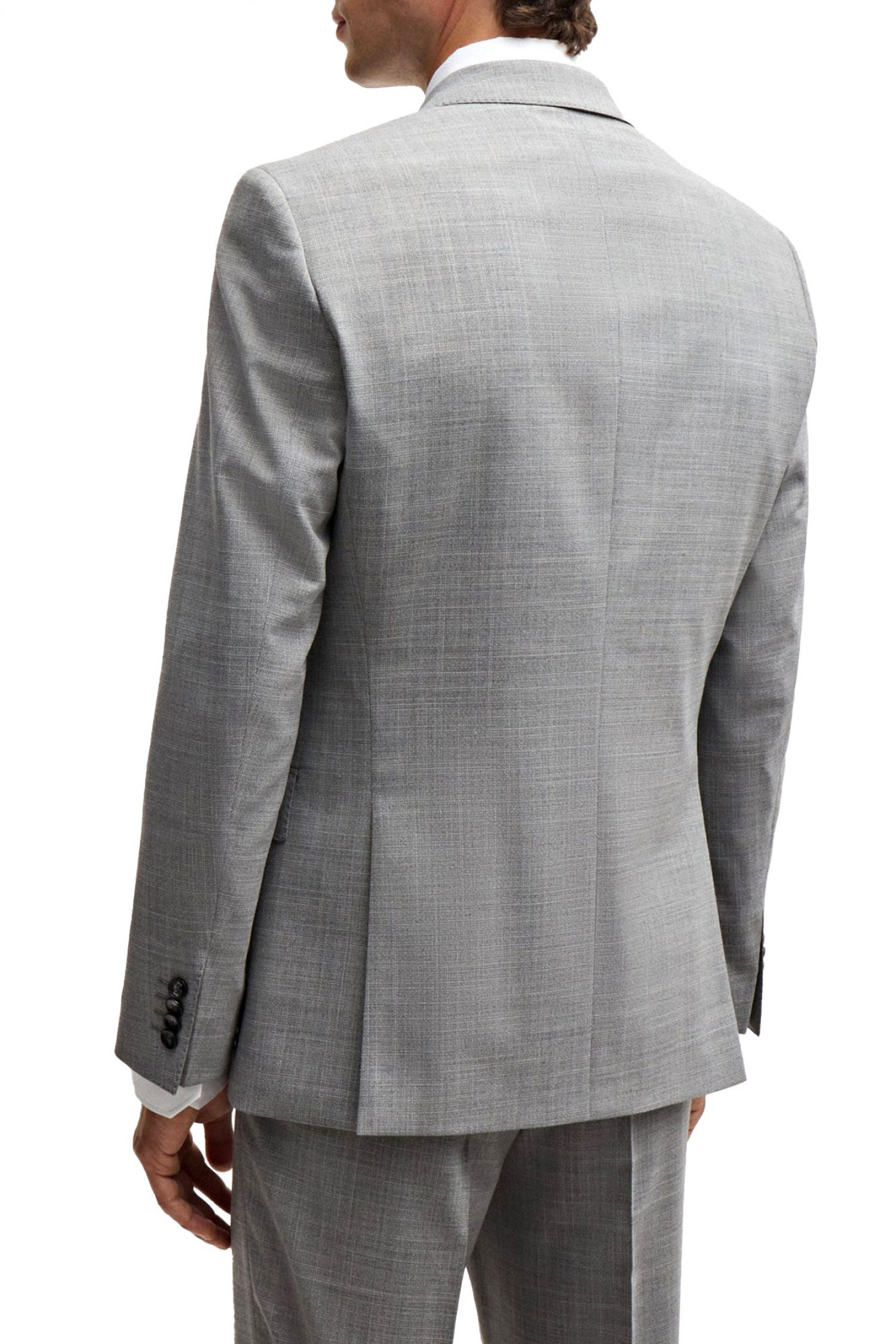 BOSS ΚΟΣΤΟΥΜΙ SLIM FIT STRETCH TAILORING H-HUGE-2PCS-224 ΓΚΡΙ