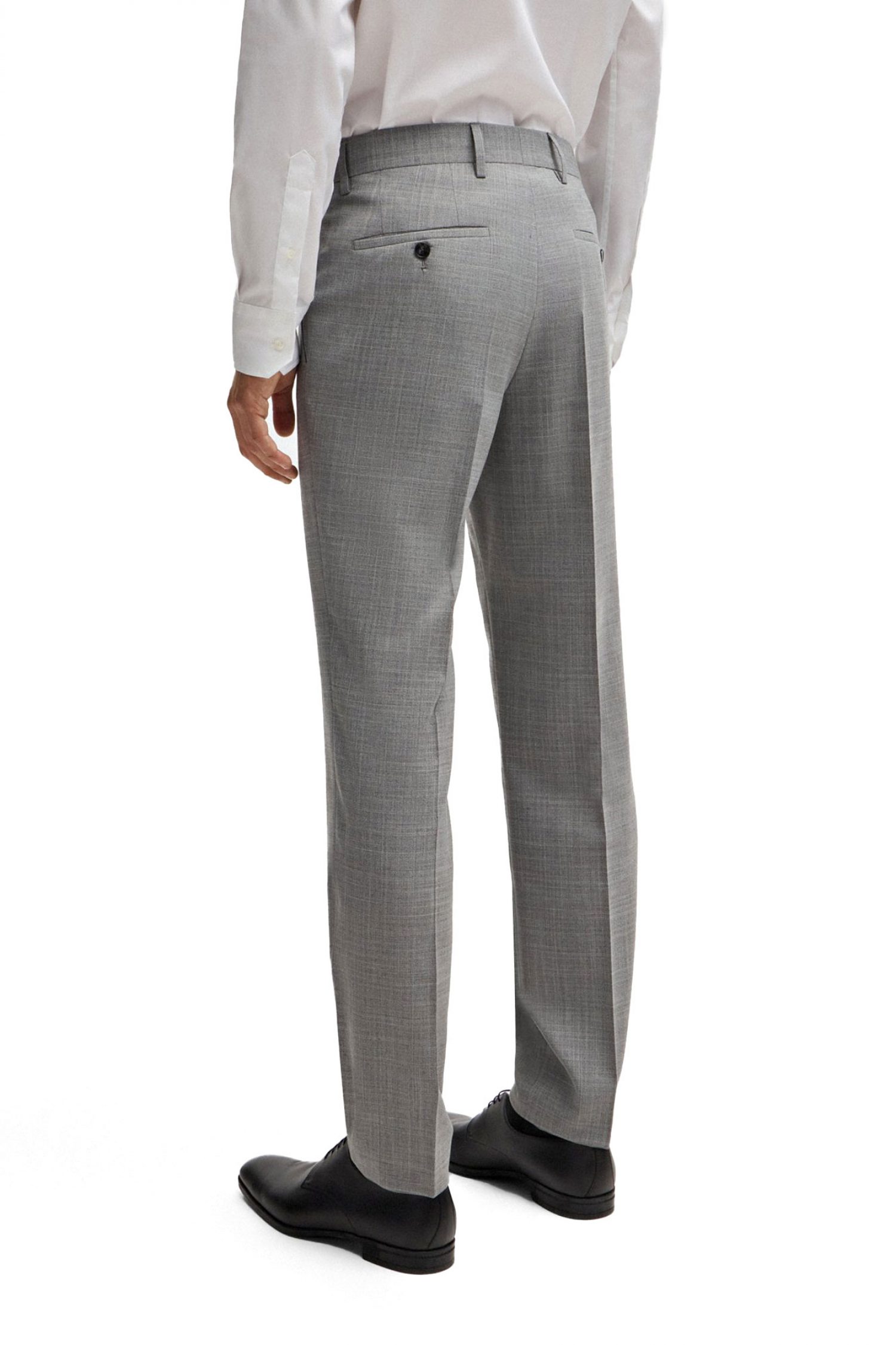 BOSS ΚΟΣΤΟΥΜΙ SLIM FIT STRETCH TAILORING H-HUGE-2PCS-224 ΓΚΡΙ