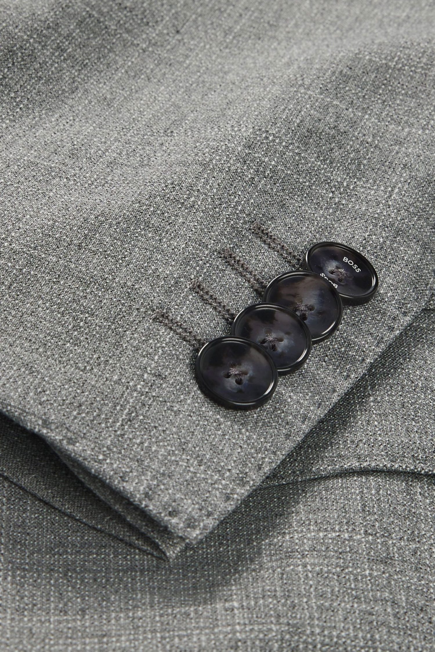 BOSS ΚΟΣΤΟΥΜΙ SLIM FIT STRETCH TAILORING H-HUGE-2PCS-224 ΓΚΡΙ