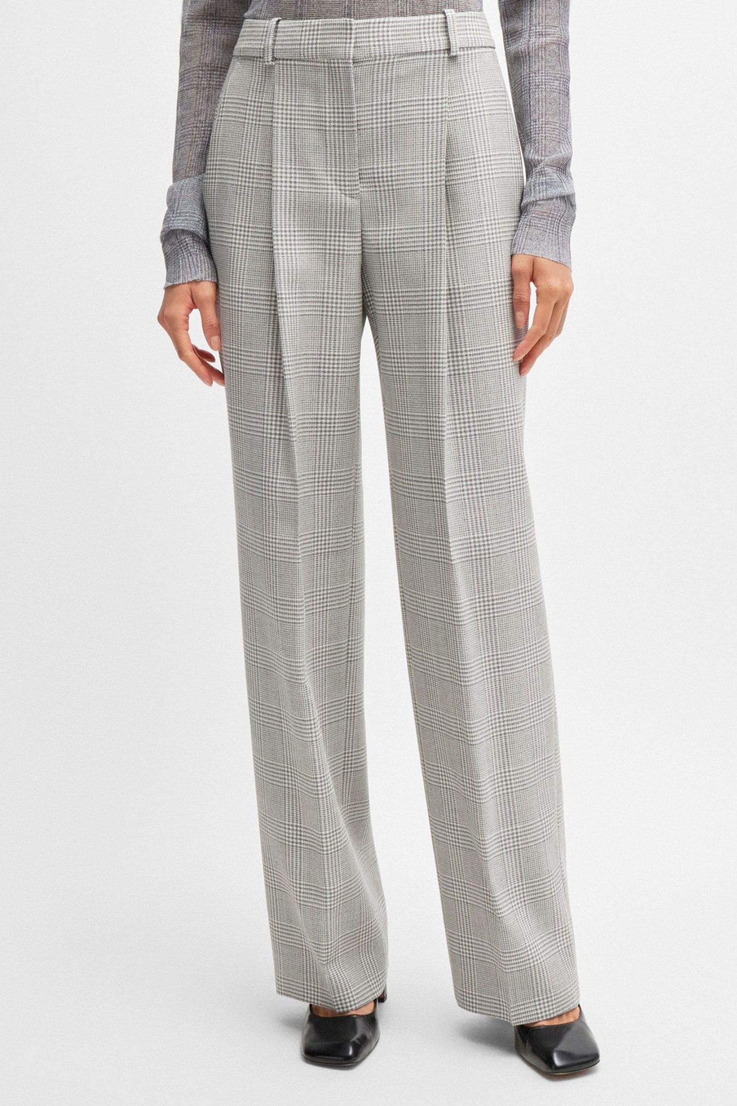 BOSS ΠΑΝΤΕΛΟΝΑ TANITY ΠΙΕΤΕΣ ΚΑΡΩ ΓΚΡΙ φωτογραφία