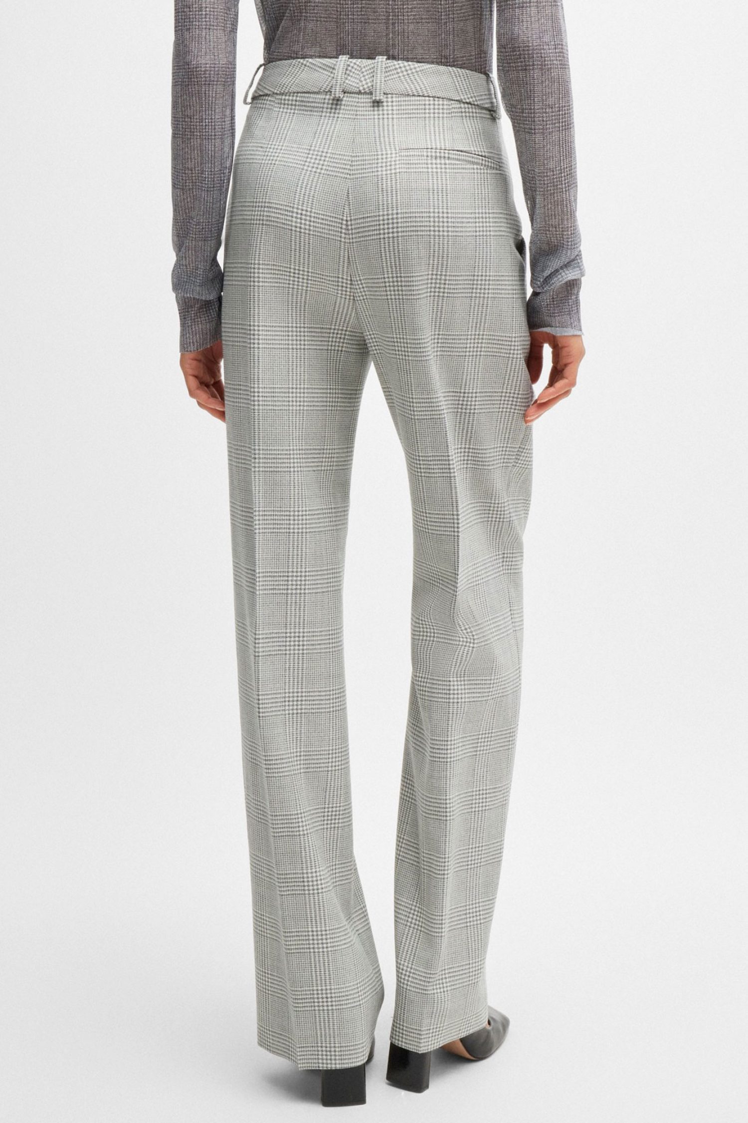 BOSS ΠΑΝΤΕΛΟΝΑ TANITY ΠΙΕΤΕΣ ΚΑΡΩ ΓΚΡΙ φωτογραφία