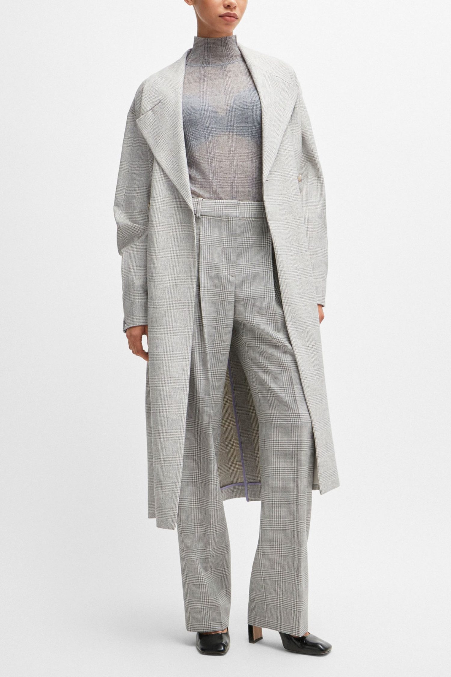 BOSS ΠΑΝΤΕΛΟΝΑ TANITY ΠΙΕΤΕΣ ΚΑΡΩ ΓΚΡΙ φωτογραφία