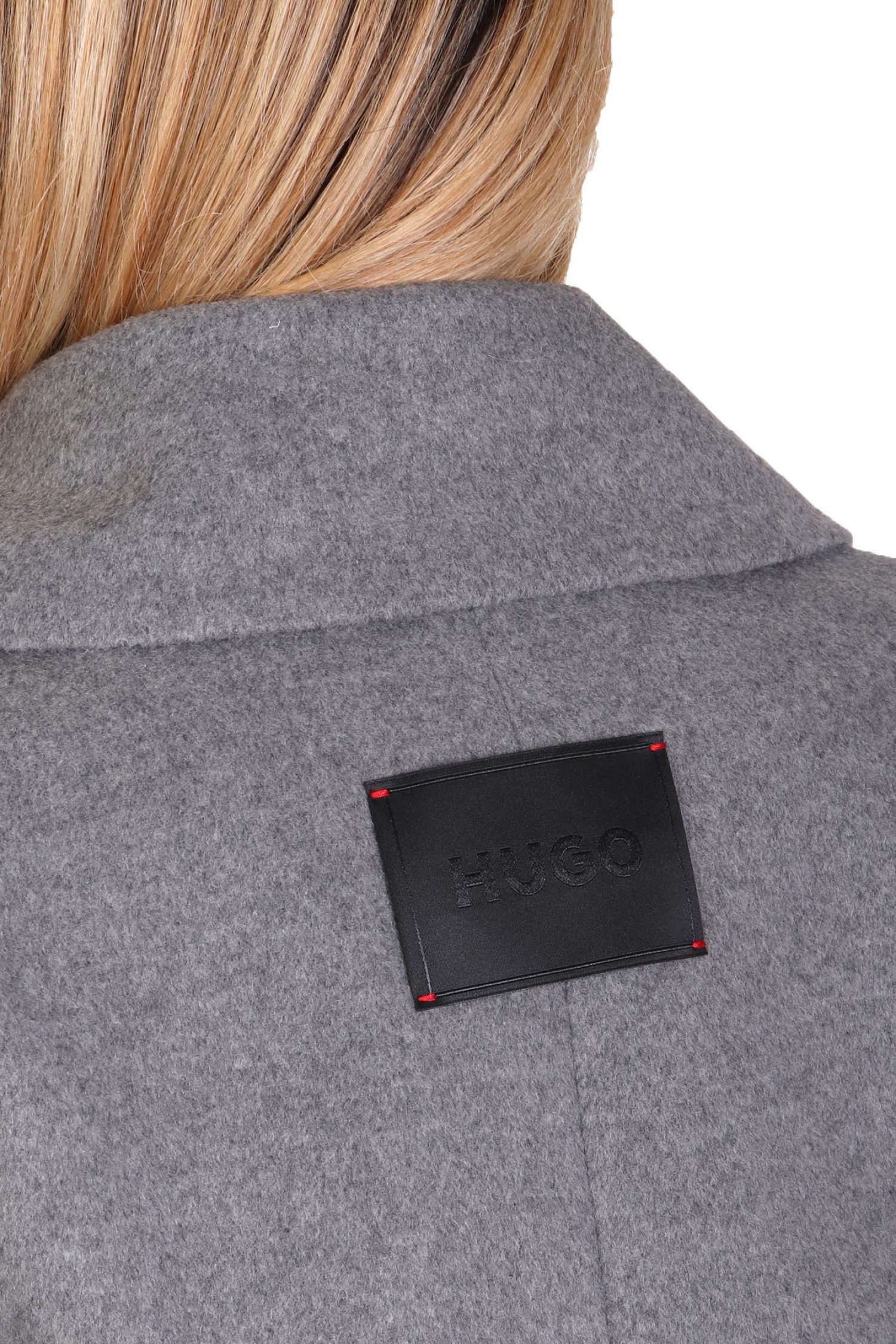 HUGO ΠΑΛΤΟ MABELLINA ΖΩΝΗ ΓΚΡΙ