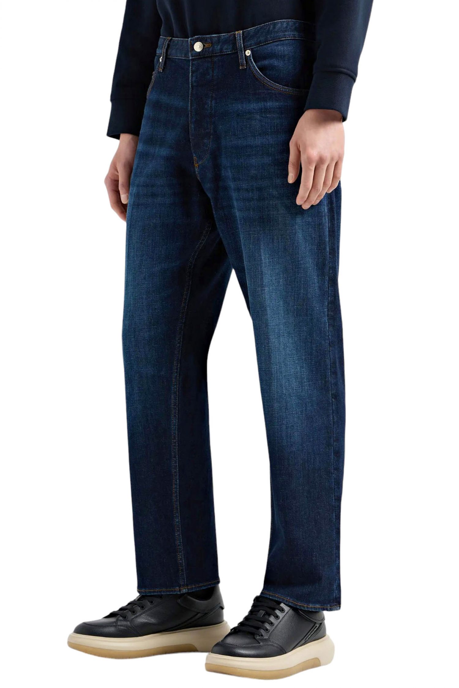 EMPORIO ARMANI ΠΑΝΤΕΛΟΝΙ JEANS J69 LOOSE FIT ΜΠΛΕ φωτογραφία