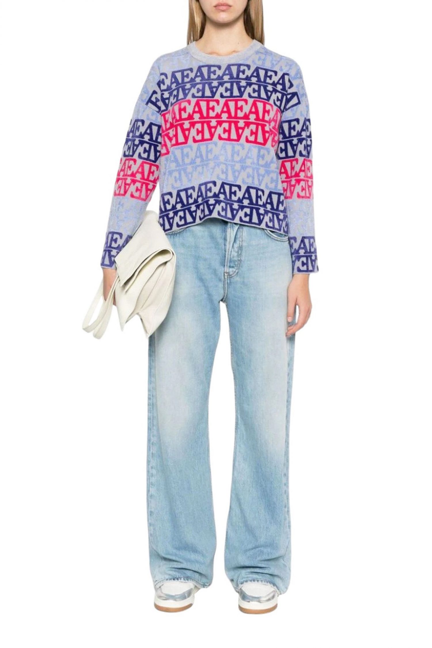 EMPORIO ARMANI ΠΛΕΚΤΟ LOGO ΠΟΛΥΧΡΩΜΟ φωτογραφία