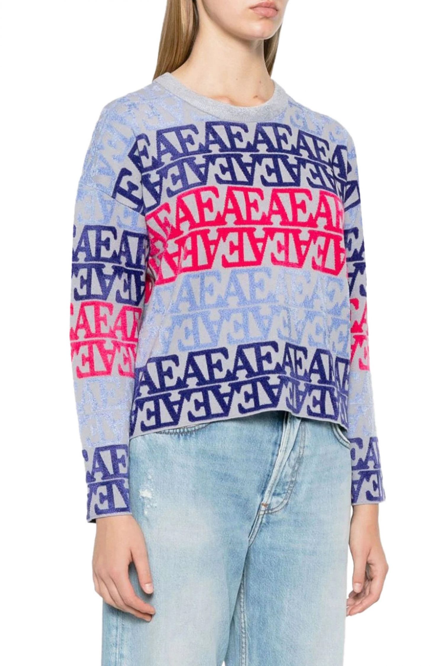 EMPORIO ARMANI ΠΛΕΚΤΟ LOGO ΠΟΛΥΧΡΩΜΟ φωτογραφία