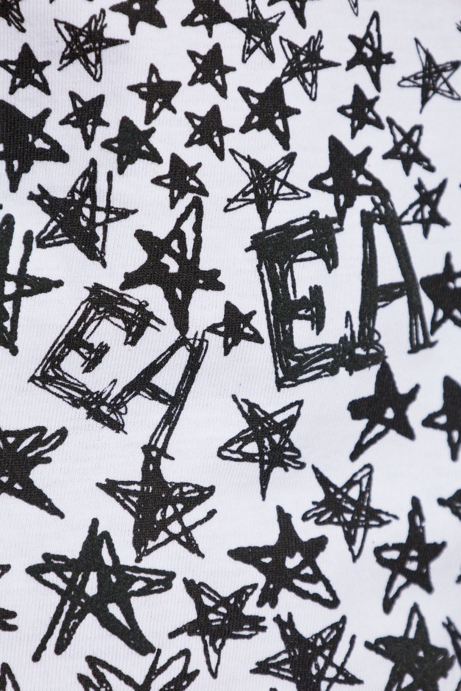 EMPORIO ARMANI T-SHIRT ΤΥΠΩΜΑ ΑΣΤΕΡΙΑ ΜΑΥΡΟ/ΛΕΥΚΟ φωτογραφία