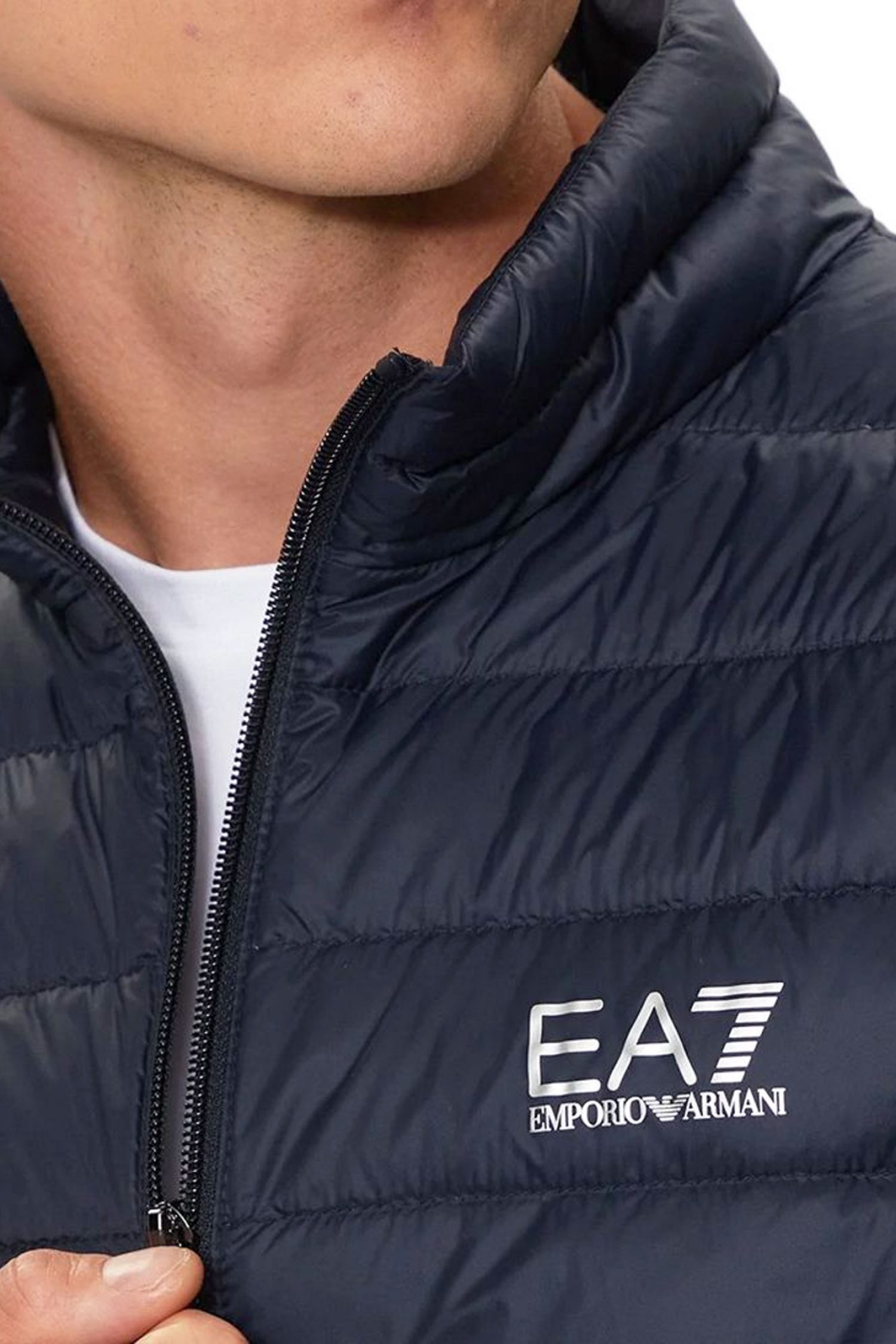 ARMANI 7 ΜΠΟΥΦΑΝ ΑΜΑΝΙΚΟ ΠΟΥΠΟΥΛΟ LOGO ΜΠΛΕ φωτογραφία