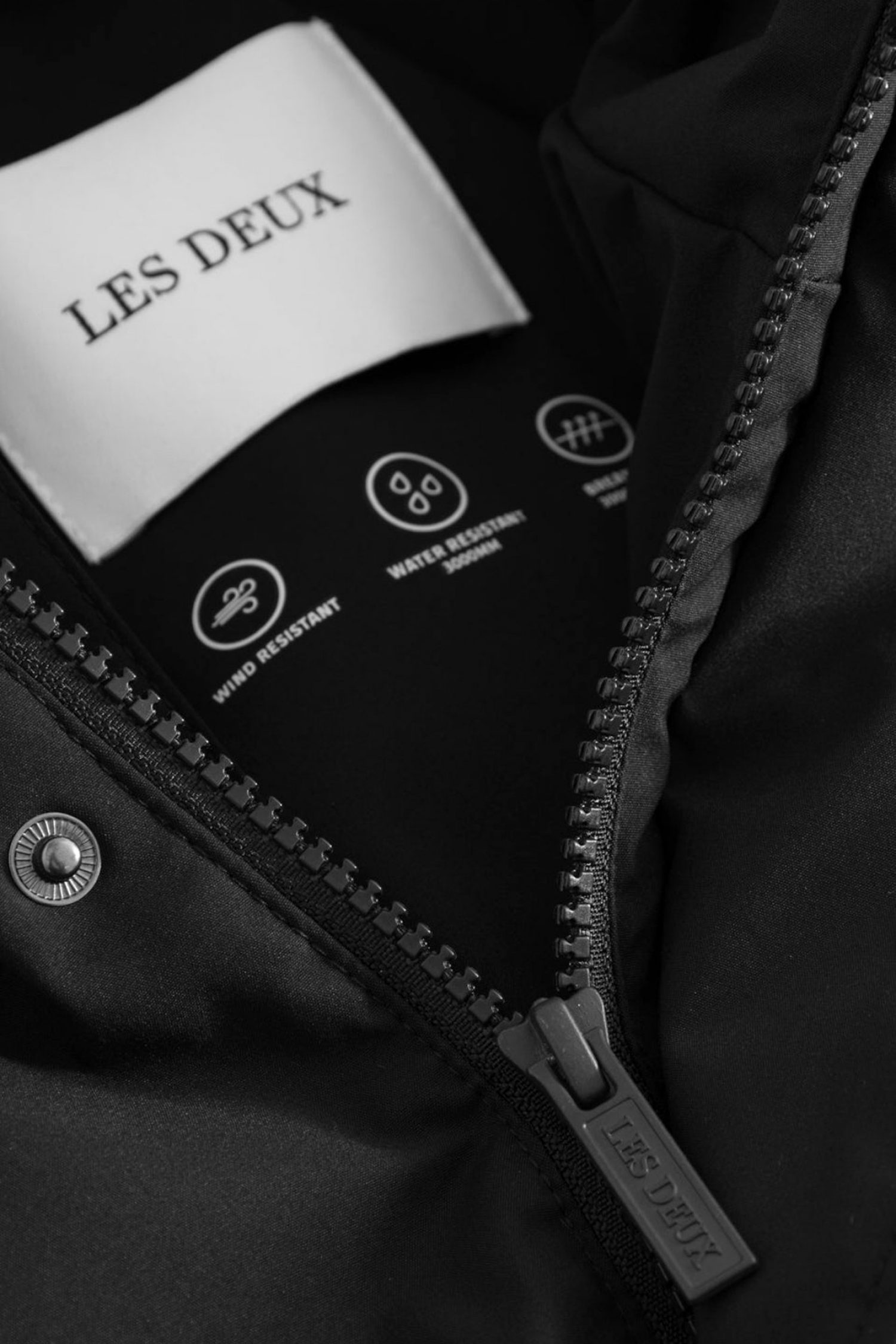 LES DEUX ΜΠΟΥΦΑΝ MONTREAL PUFFER ΜΑΥΡΟ