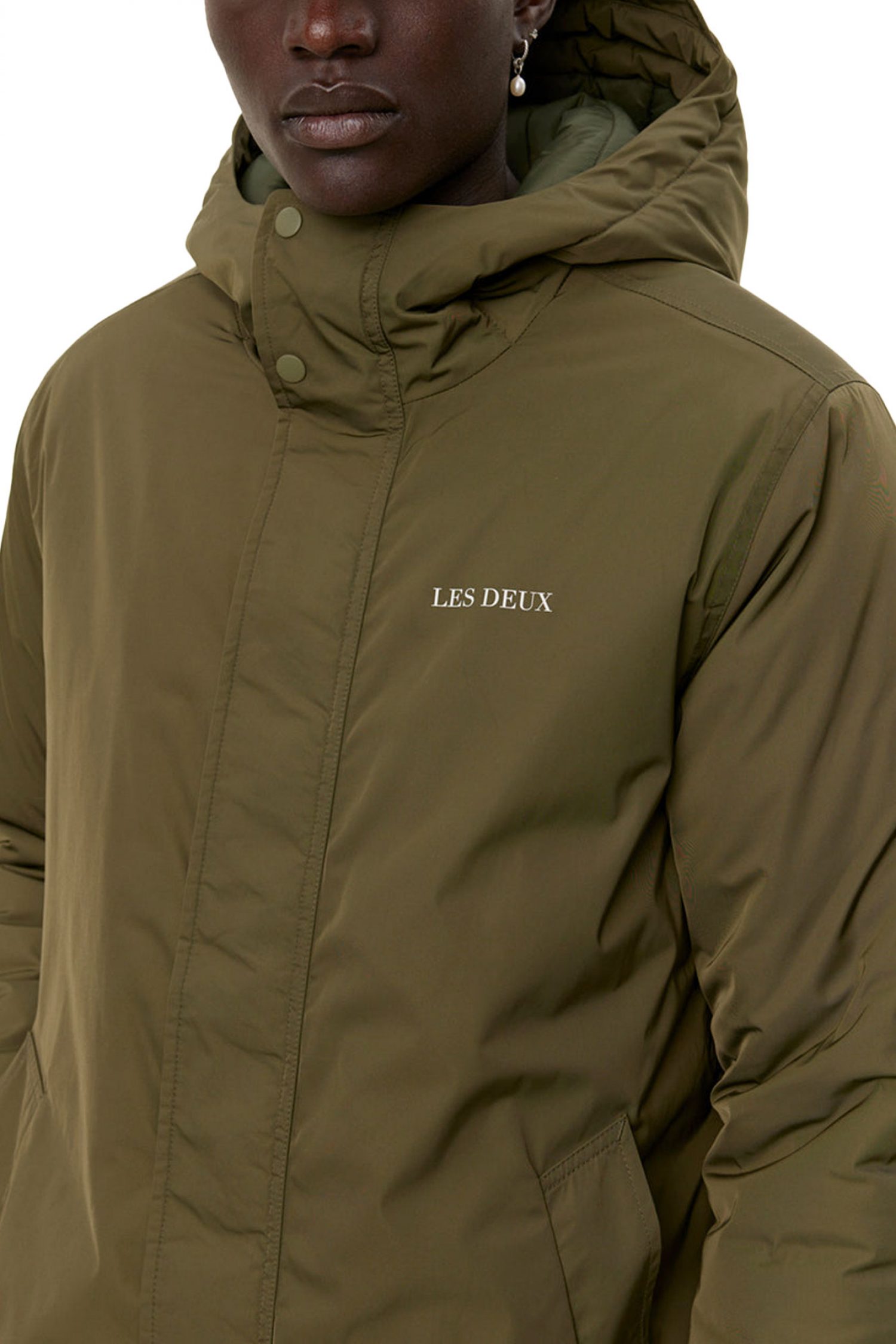 LES DEUX ΜΠΟΥΦΑΝ DARIUS PUFFER ΧΑΚΙ