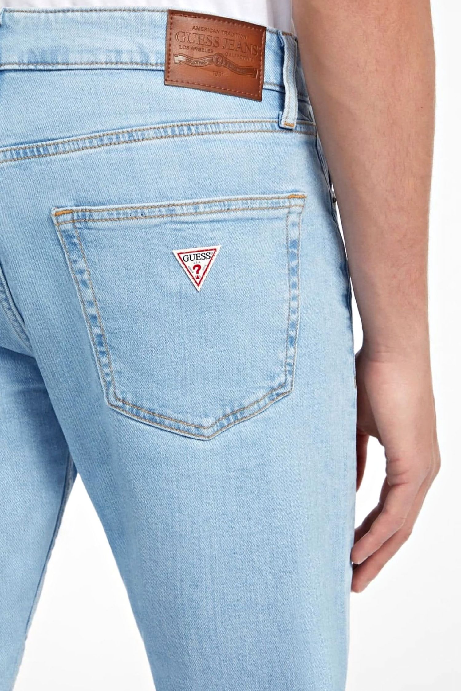 GUESS JEANS ΠΑΝΤΕΛΟΝΙ JEANS G14 SLIM FIT ΣΙΕΛ