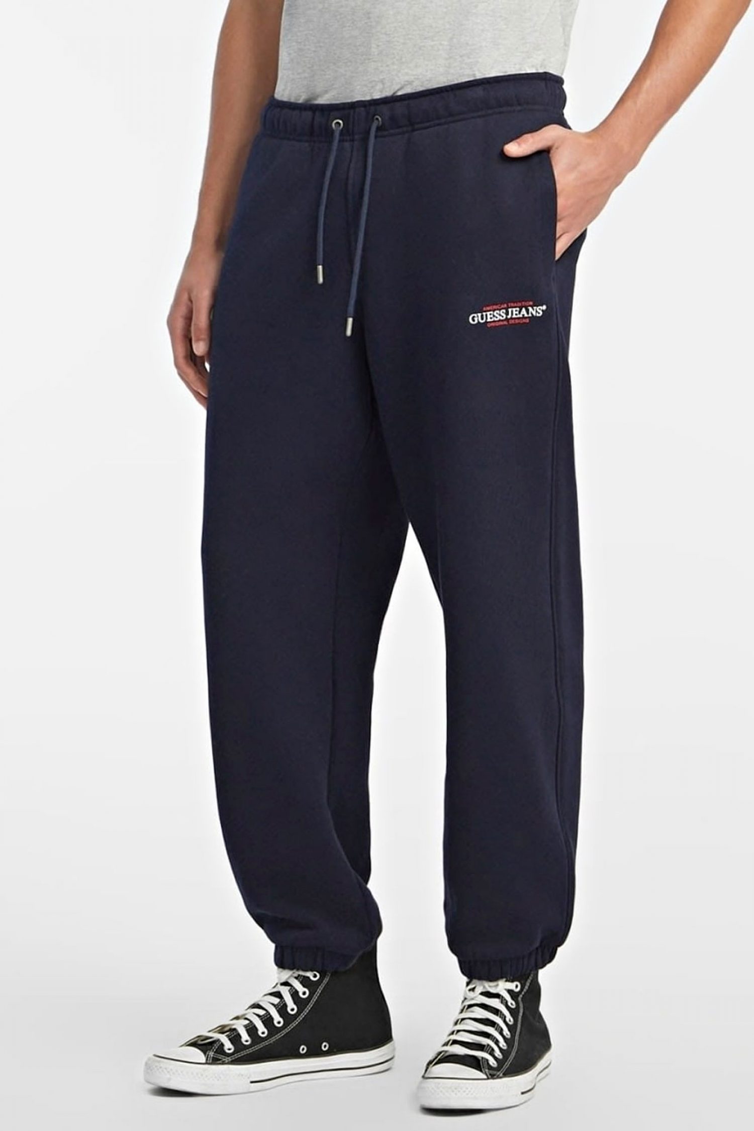 GUESS JEANS ΠΑΝΤΕΛΟΝΙ ΦΟΡΜΑ ΜΠΛΕ