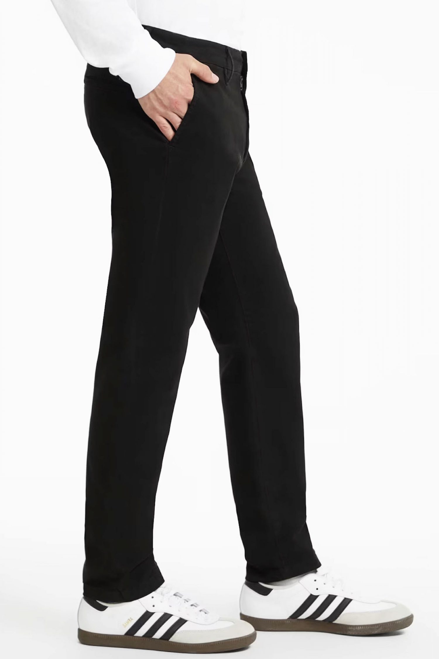 GUESS JEANS ΠΑΝΤΕΛΟΝΙ CHINO SLIM FIT ΜΑΥΡΟ