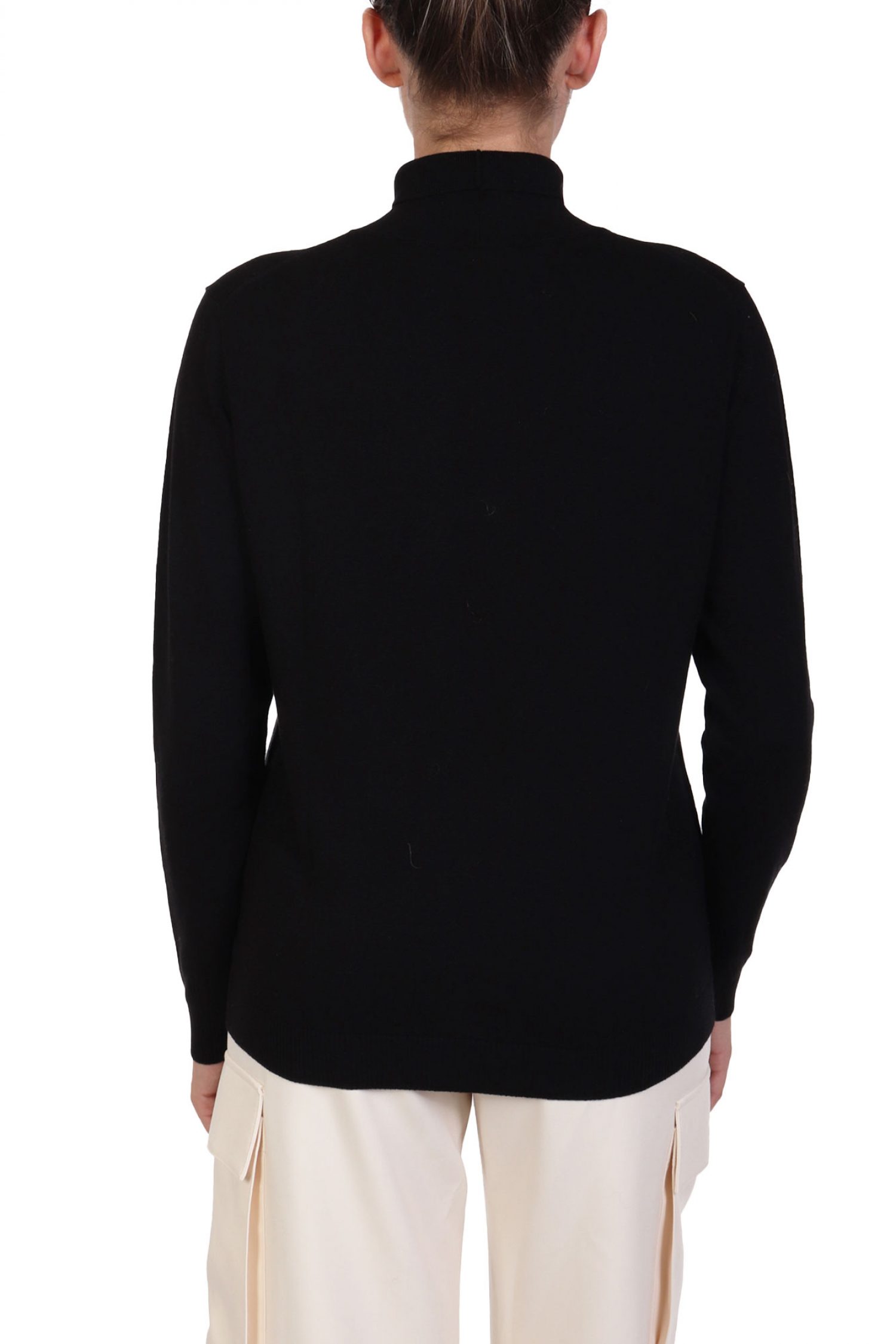 MAX MARA WEEKEND ΠΛΕΚΤΟ KIKU ΛΟΥΠΕΤΟ ΜΑΥΡΟ φωτογραφία