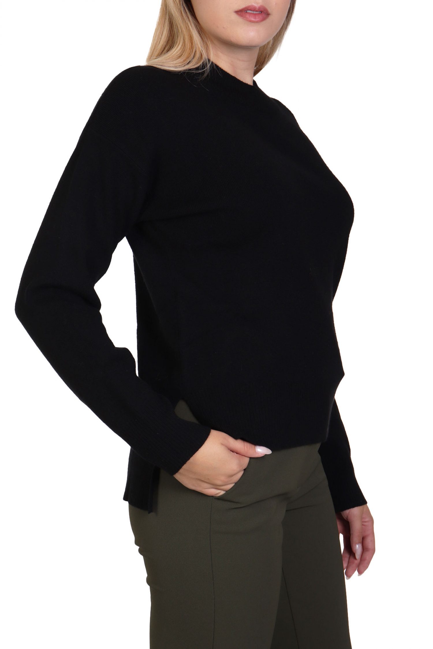 MARELLA EMME ΜΠΛΟΥΖΑ AGNELLI ΠΛΕΚΤΗ ΜΑΥΡΟ