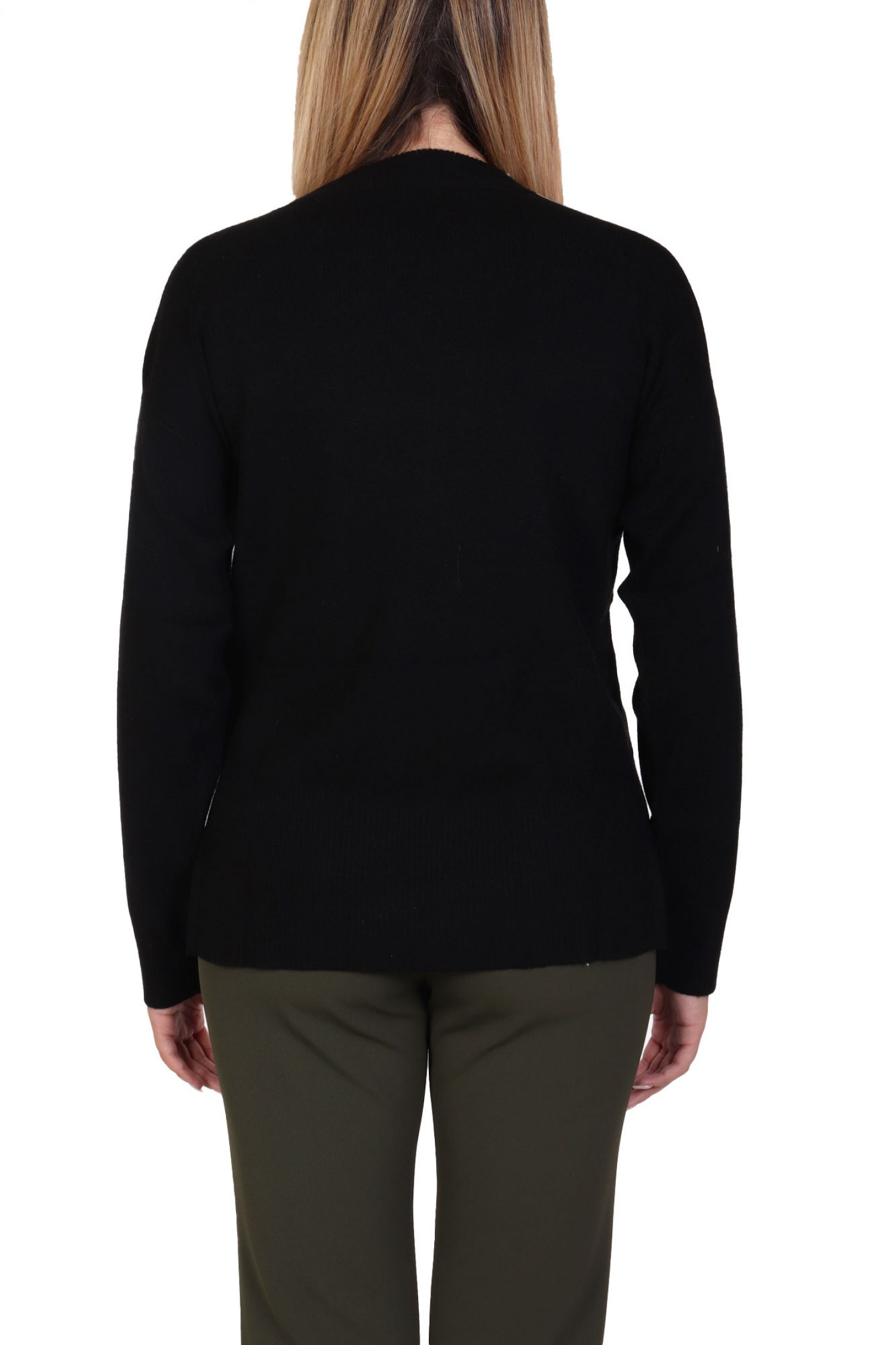 MARELLA EMME ΜΠΛΟΥΖΑ AGNELLI ΠΛΕΚΤΗ ΜΑΥΡΟ