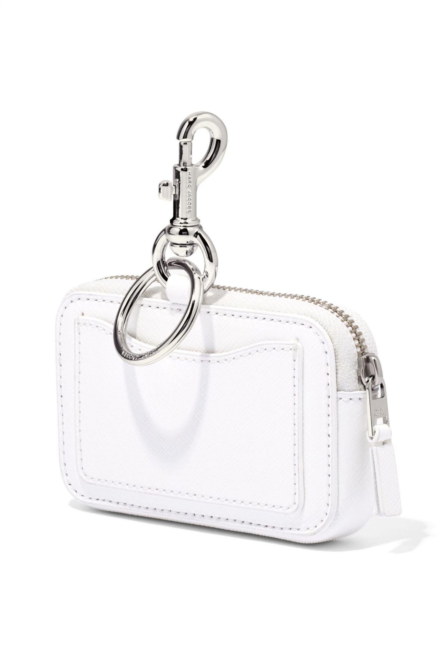 MARC JACOBS ΠΟΡΤΟΦΟΛΙ MINI THE NANO SNAPSHOT CHARM ΛΕΥΚΟ φωτογραφία