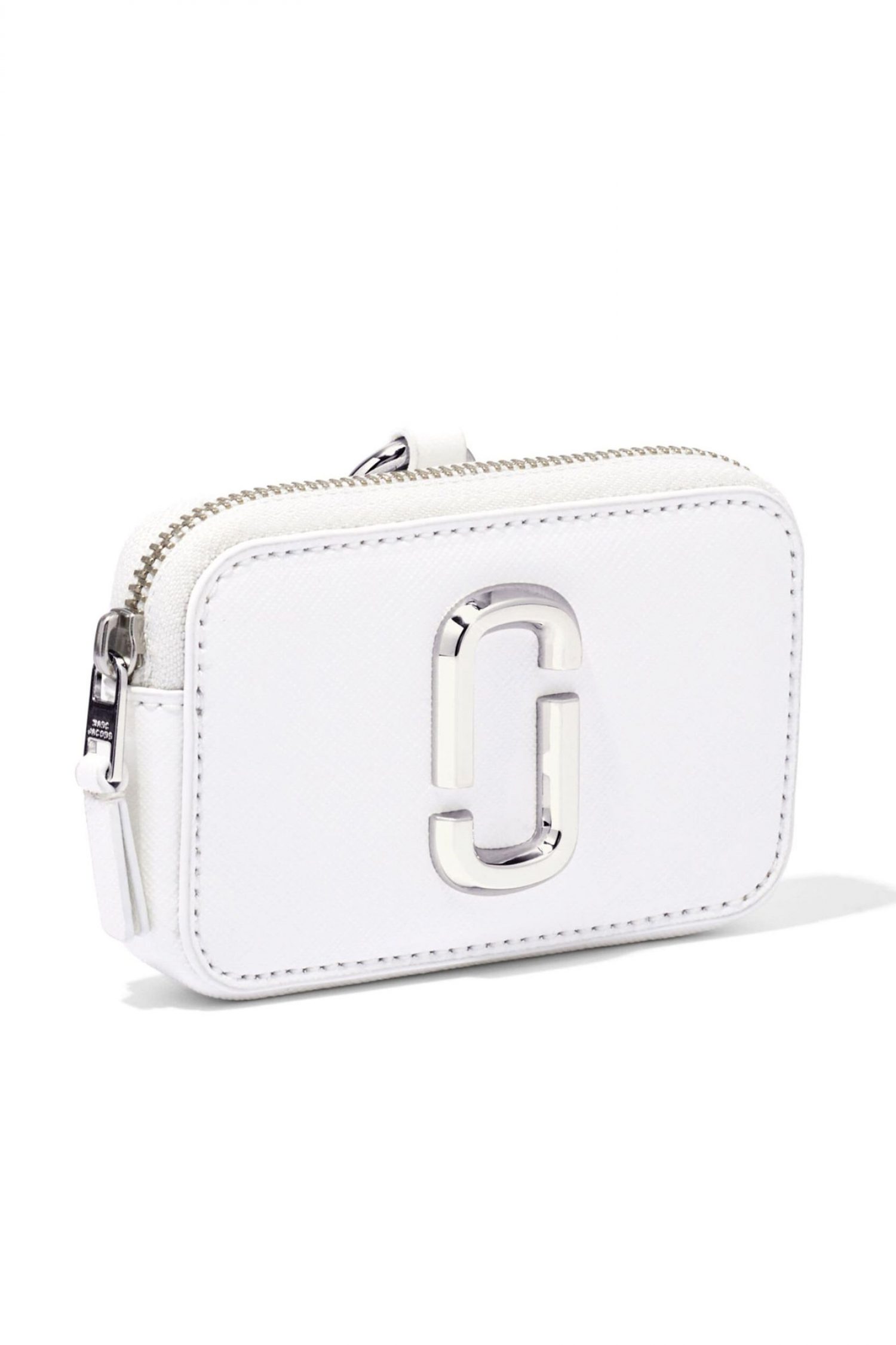 MARC JACOBS ΠΟΡΤΟΦΟΛΙ MINI THE NANO SNAPSHOT CHARM ΛΕΥΚΟ φωτογραφία