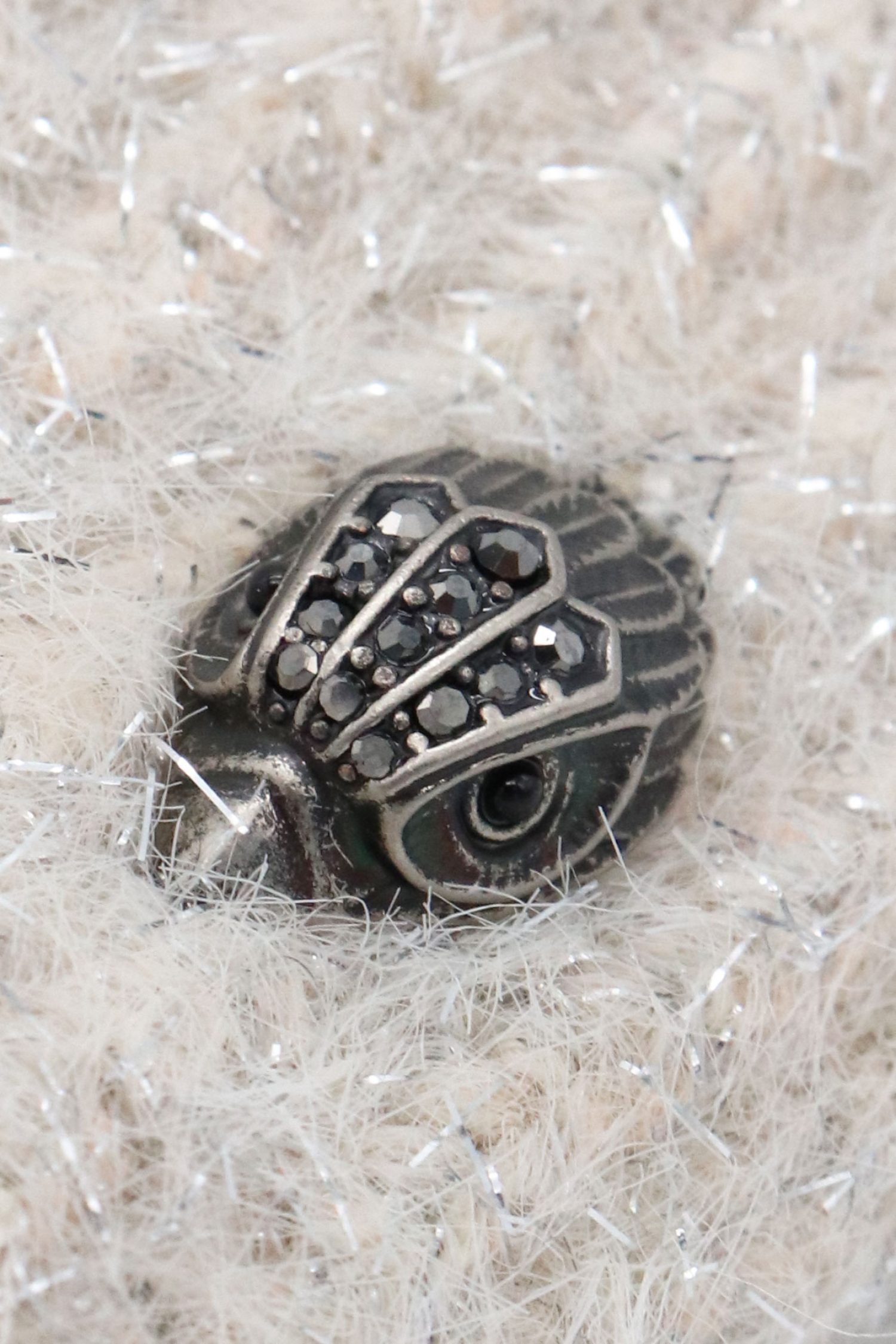 KURT GEIGER ΓΑΝΤΙΑ LUREX EAGLE GLOVES LOGO ΜΠΕΖ