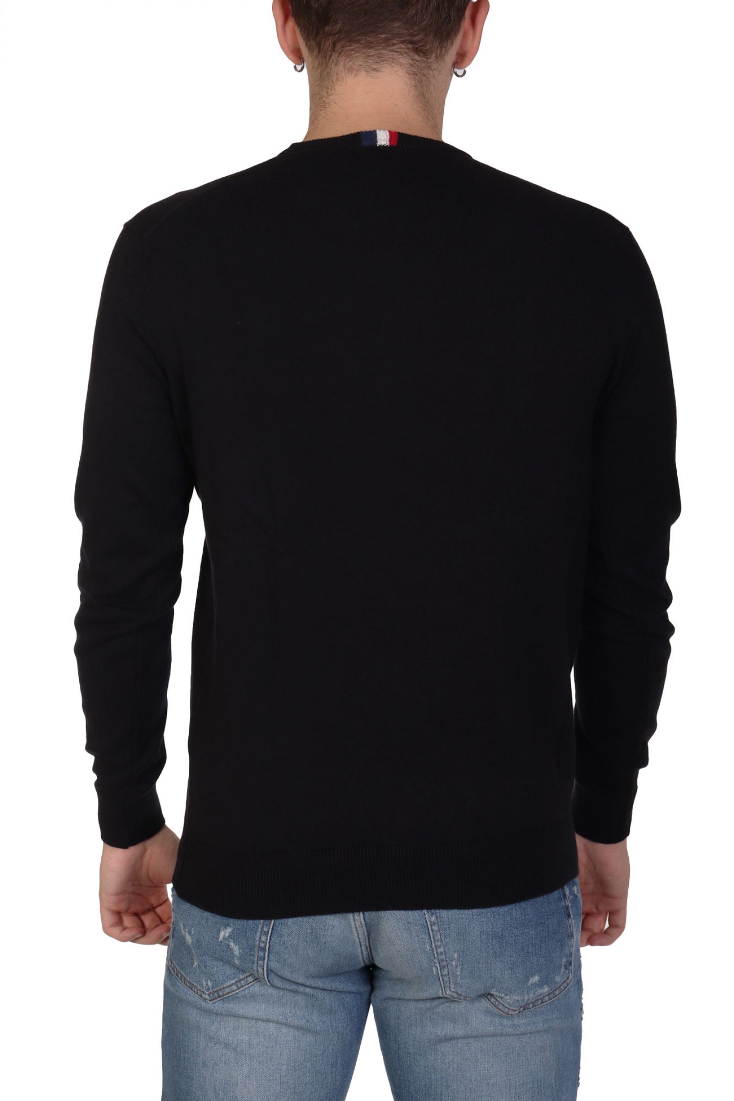 U.S.POLO ASSN ΠΛΕΚΤΟ CREW NECK LOGO LEON ΜΑΥΡΟ φωτογραφία