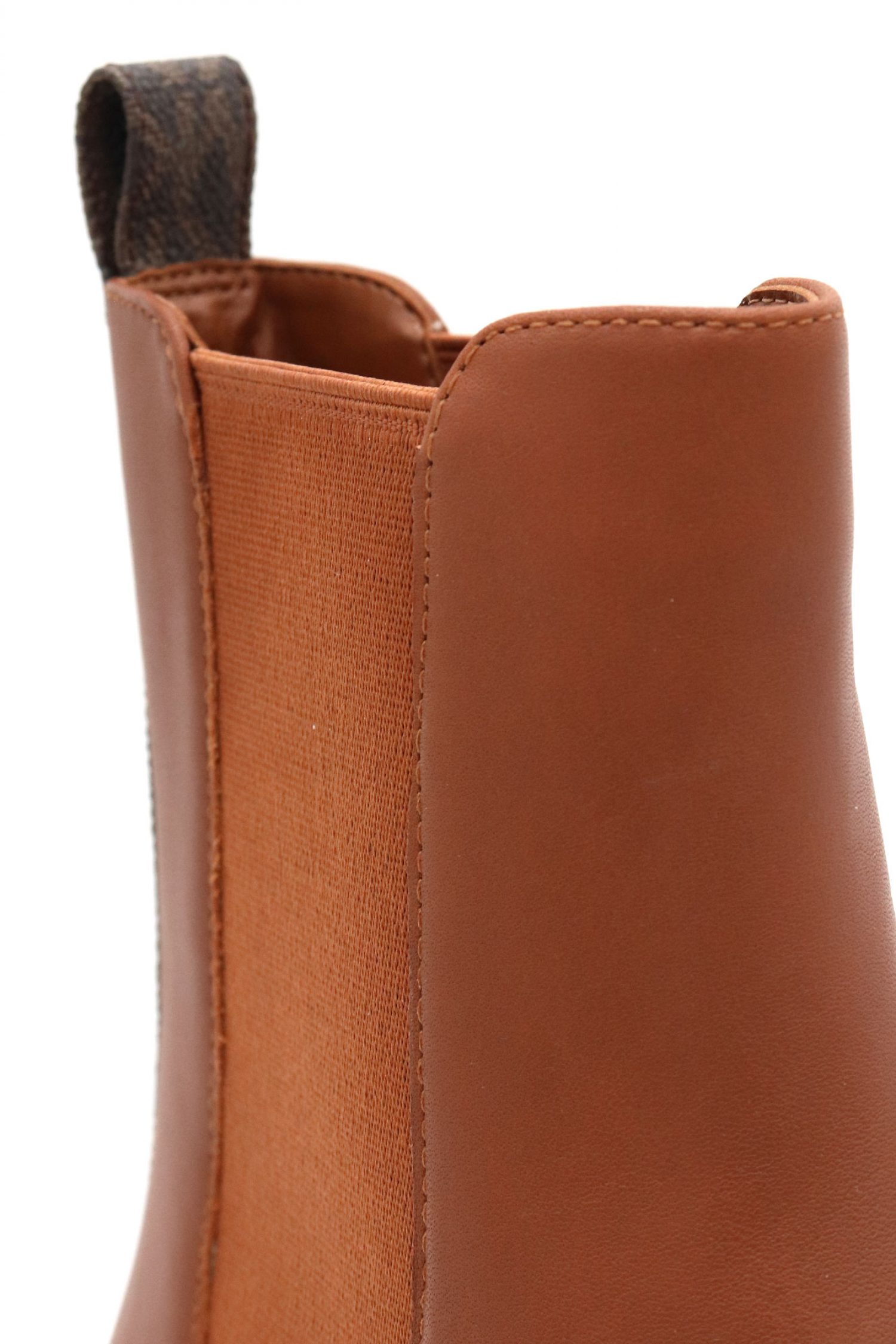 MICHAEL KORS ΠΑΠΟΥΤΣΙΑ ΜΠΟΤΑΚΙΑ ASHER FLAT BOOTIE LOGO KAΦΕ / ΤΑΜΠΑ φωτογραφία