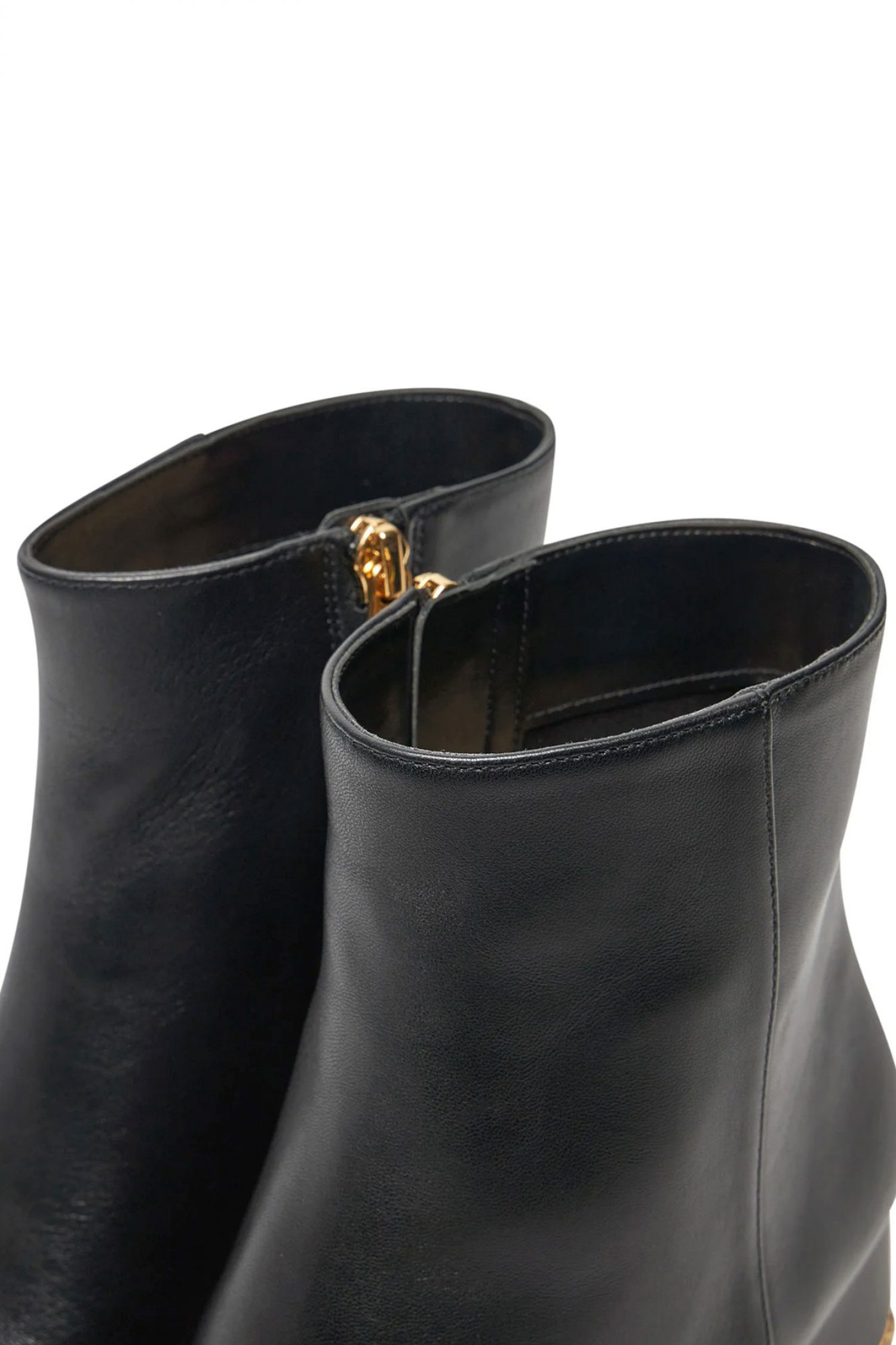 MICHAEL KORS ΠΑΠΟΥΤΣΙΑ ΜΠΟΤΑΚΙΑ JUNE FLEX MID ΦΕΡΜΟΥΑΡ ΜΕΤΑΛΛΙΚΟ LOGO MAYΡΟ φωτογραφία