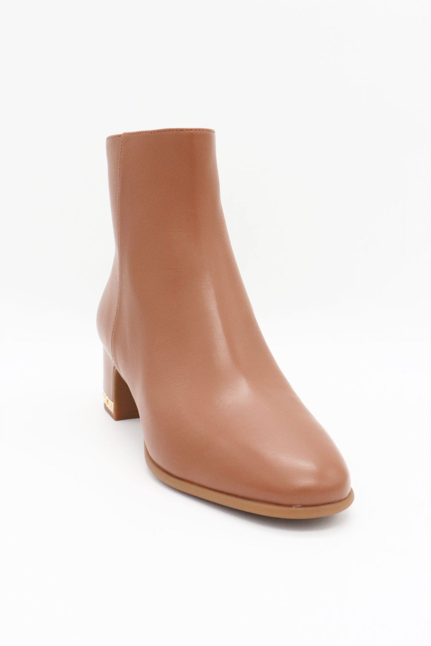 MICHAEL KORS ΠΑΠΟΥΤΣΙΑ ΜΠΟΤΑΚΙΑ JUNE FLEX MID ΦΕΡΜΟΥΑΡ ΜΕΤΑΛΛΙΚΟ LOGO TAΜΠΑ