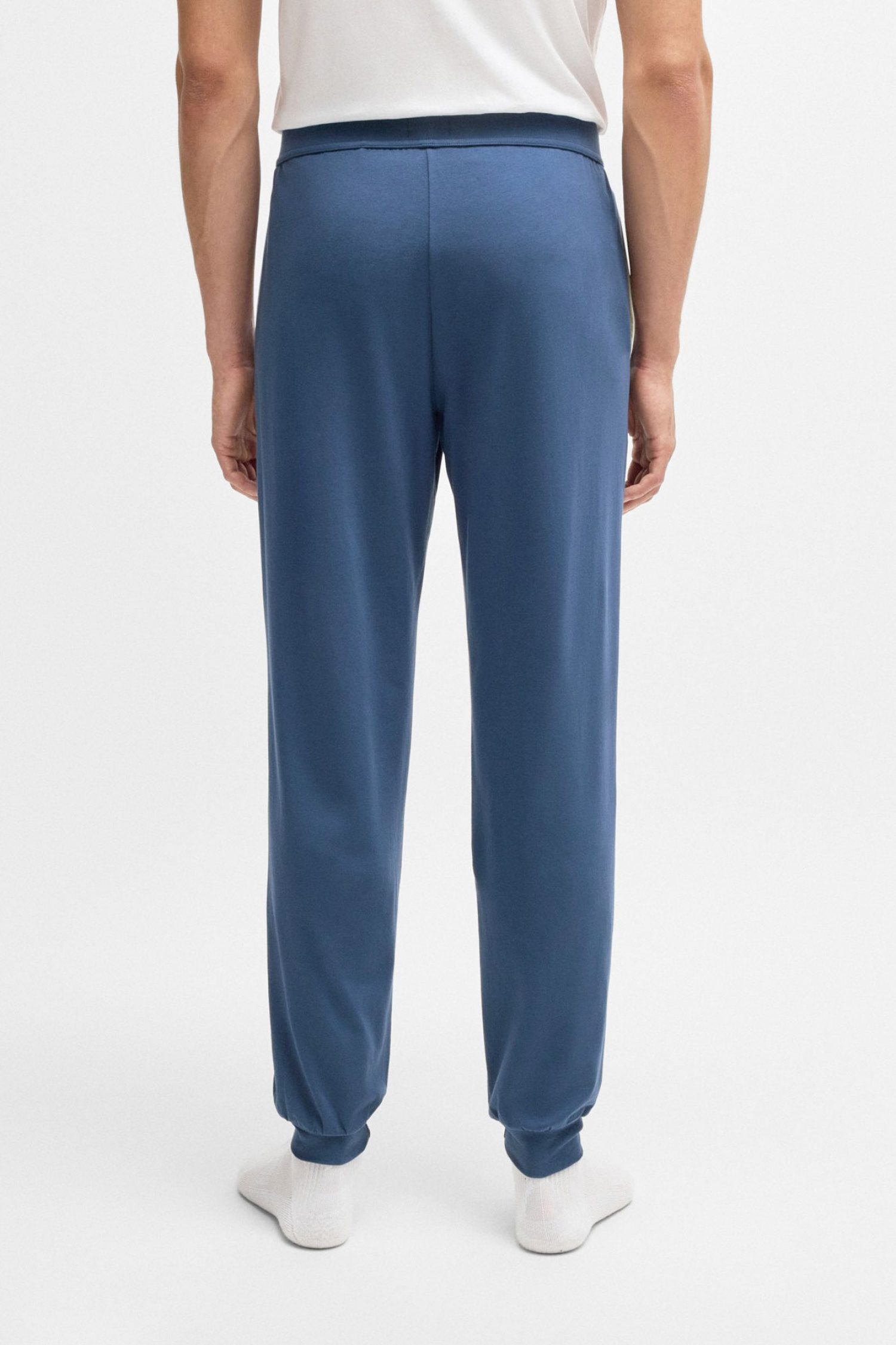 BOSS HOMEWEAR ΠΑΝΤΕΛΟΝΙ ΦΟΡΜΑ MIX&MATCH PANTS ΜΠΛΕ