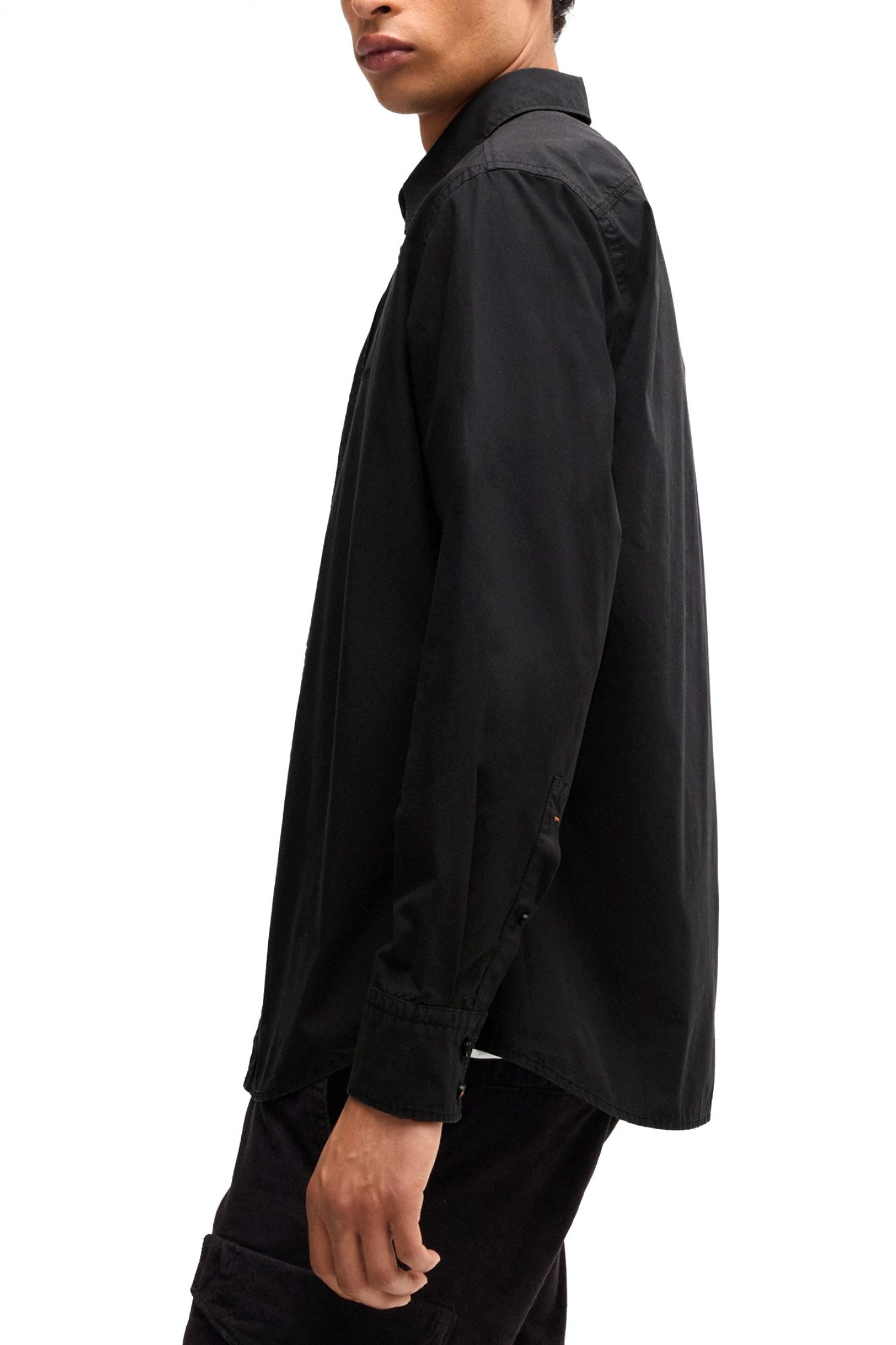 BOSS CASUAL ΠΟΥΚΑΜΙΣΟ REGULAR FIT RELEGANT 6 M ΜΑΥΡΟ φωτογραφία