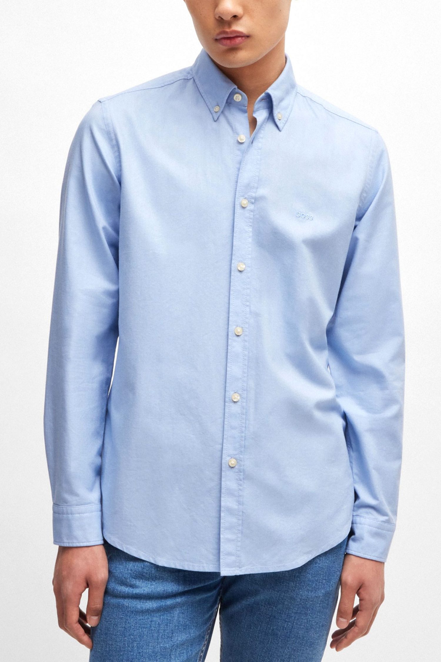 Men's Shirts Boss Blue