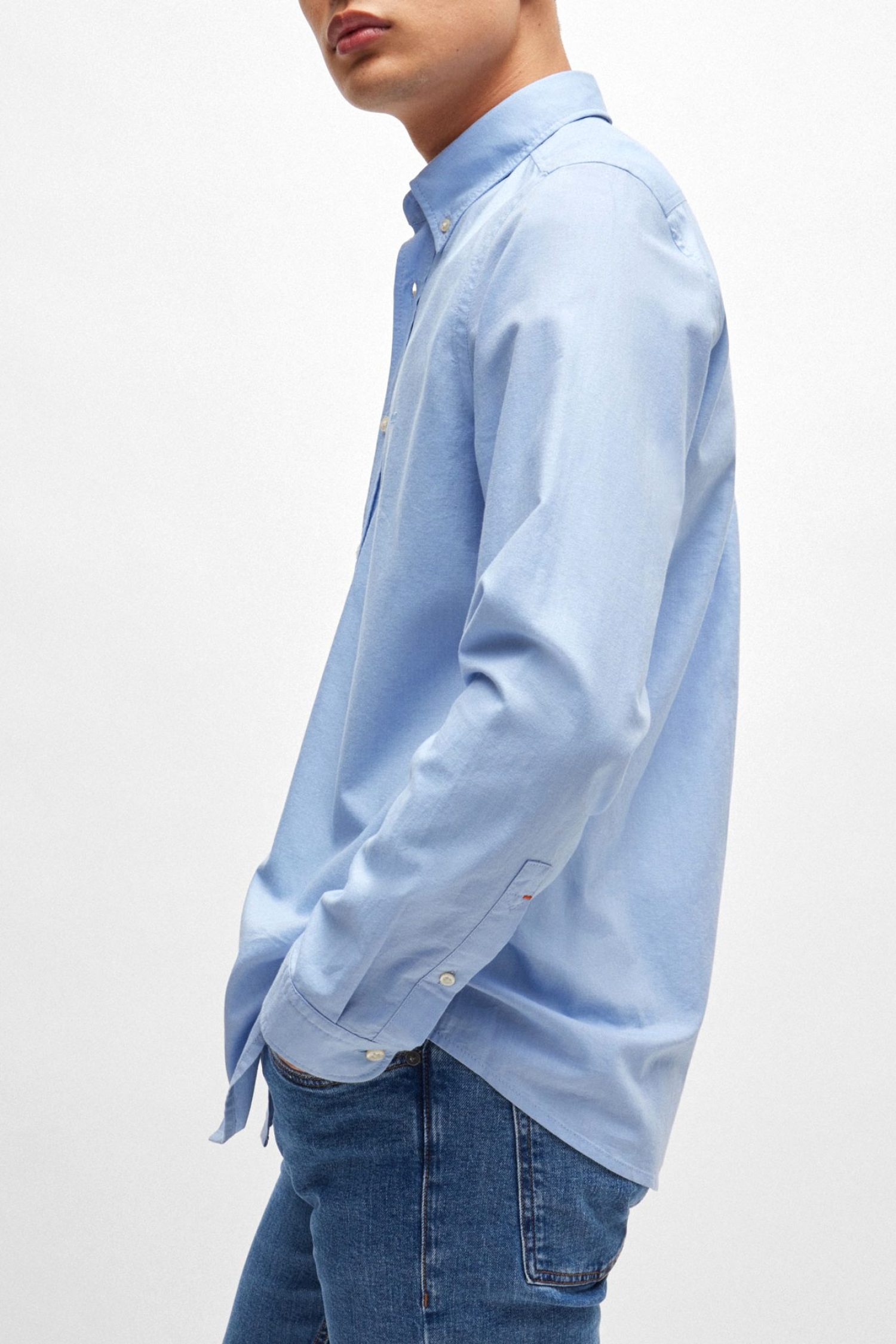 Men's Shirts Boss Blue