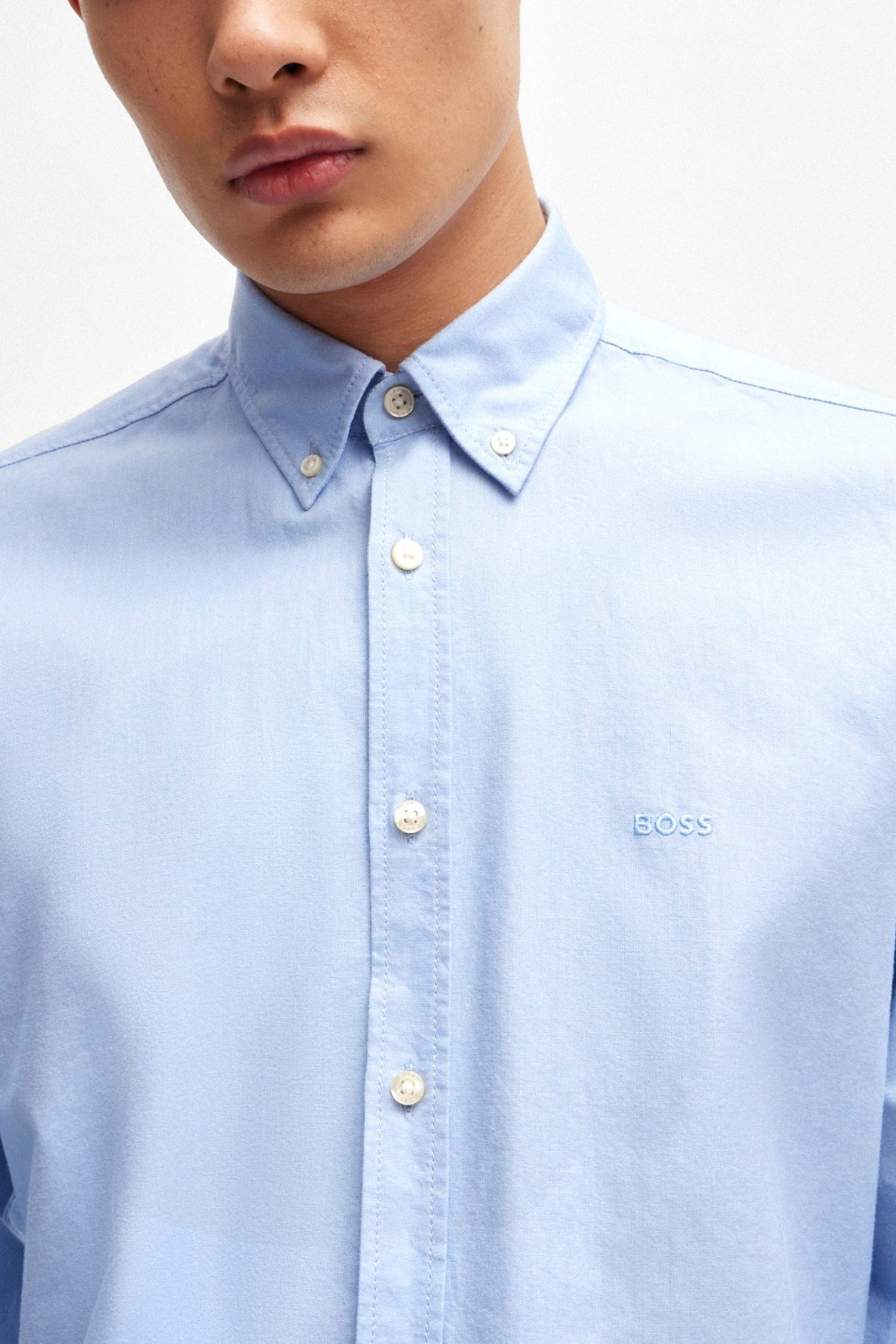 Men's Shirts Boss Blue