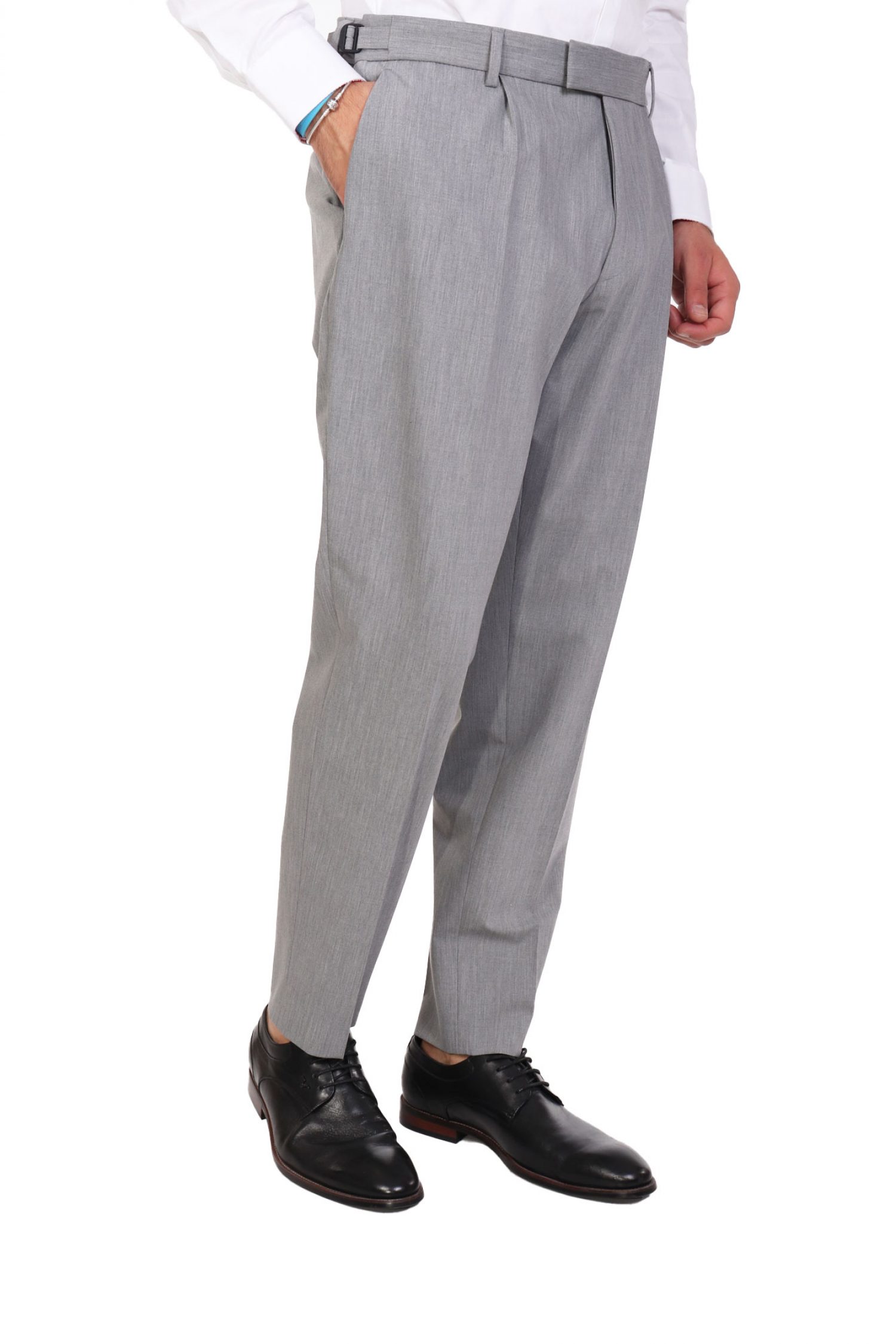 BOSS ΠΑΝΤΕΛΟΝΙ CHINO RELAXED FIT P-PAGE-PL-DTL-243 ΓΚΡΙ