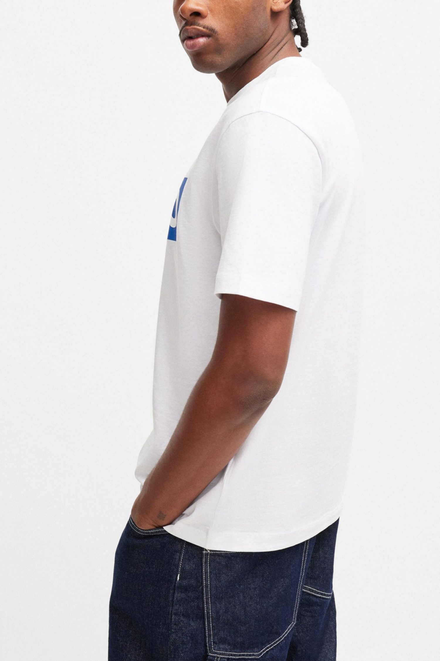 HUGO BLUE T-SHIRT NICO ΛΕΥΚΟ φωτογραφία